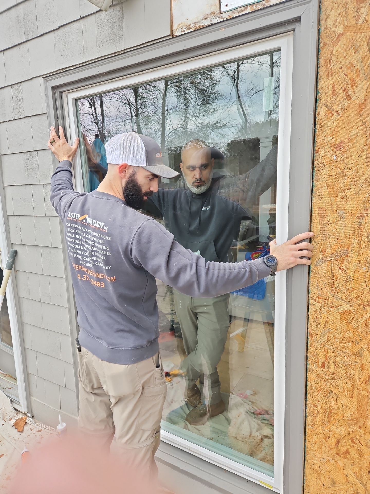 Exterior Rot Repair & Window Install by A Step Above Handy LLC 