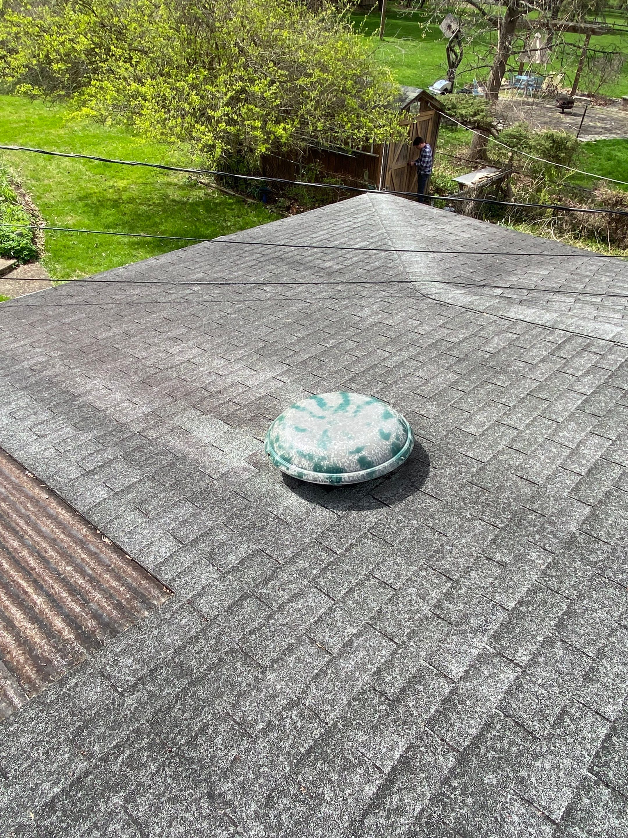 New Roof Installation using new OSB sheathing Certainteed Landmark Shingles by Best Roofing & Siding Company