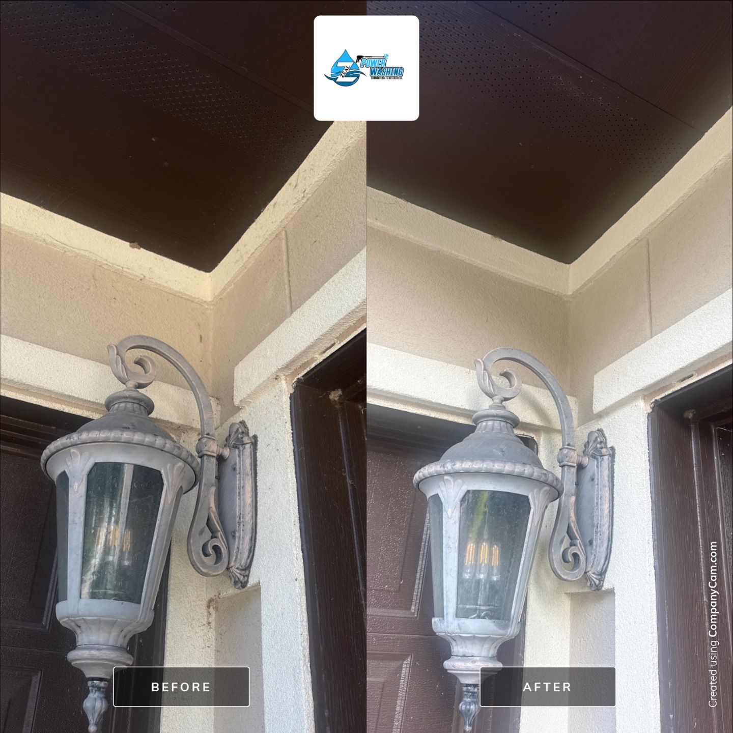 Friendswood House Wash and Travertine Pool Deck Cleaning by Zeal Power Washing