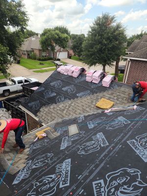 Residential Roofing Repair using Owen's Corning Duration (Lifetime) Shingles