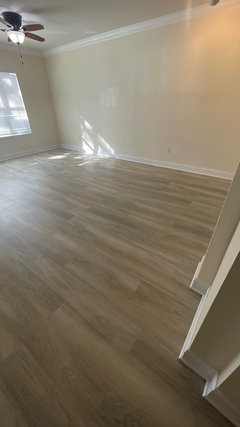 Home Remodel using LVP Flooring and Cabinets by HandyMangum