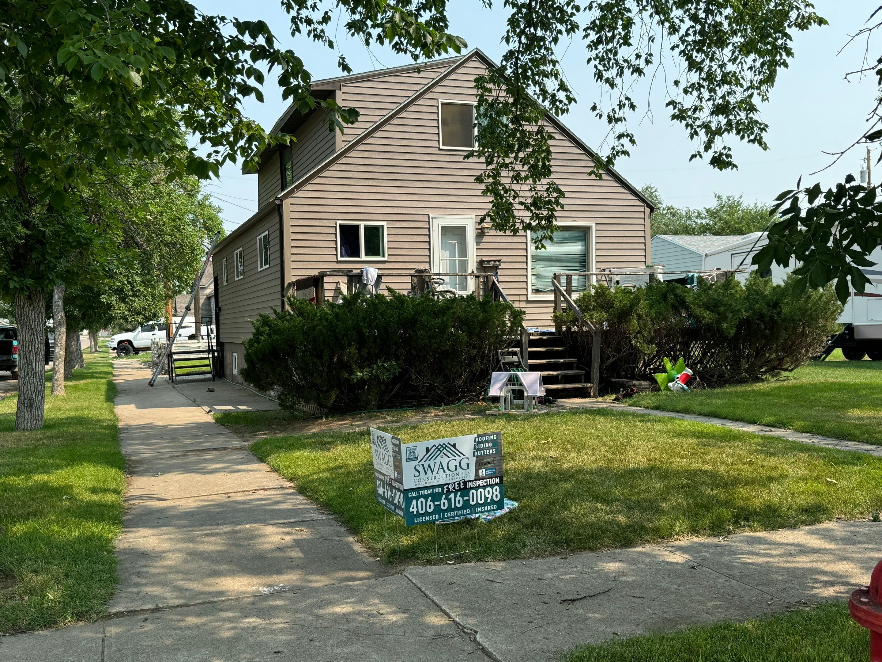 Residential Re-Roofing Project in Havre, Montana  by swagg construction