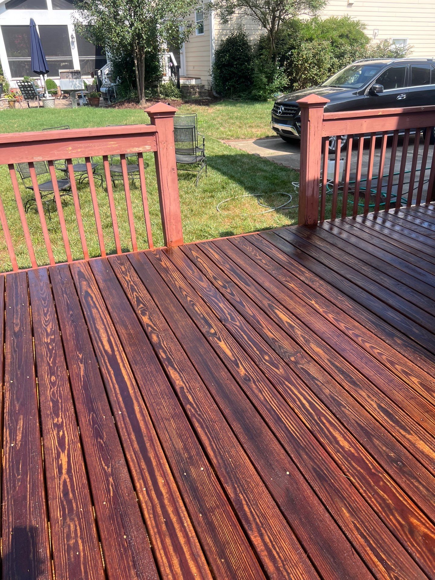 Weathered Deck using Wood Sealant by DuraSeal
