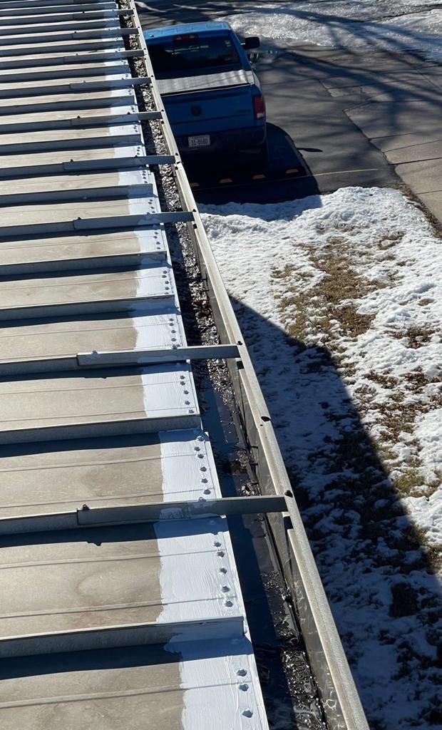 Roof Repair on a metal roof  by Grell Roofing, LLC