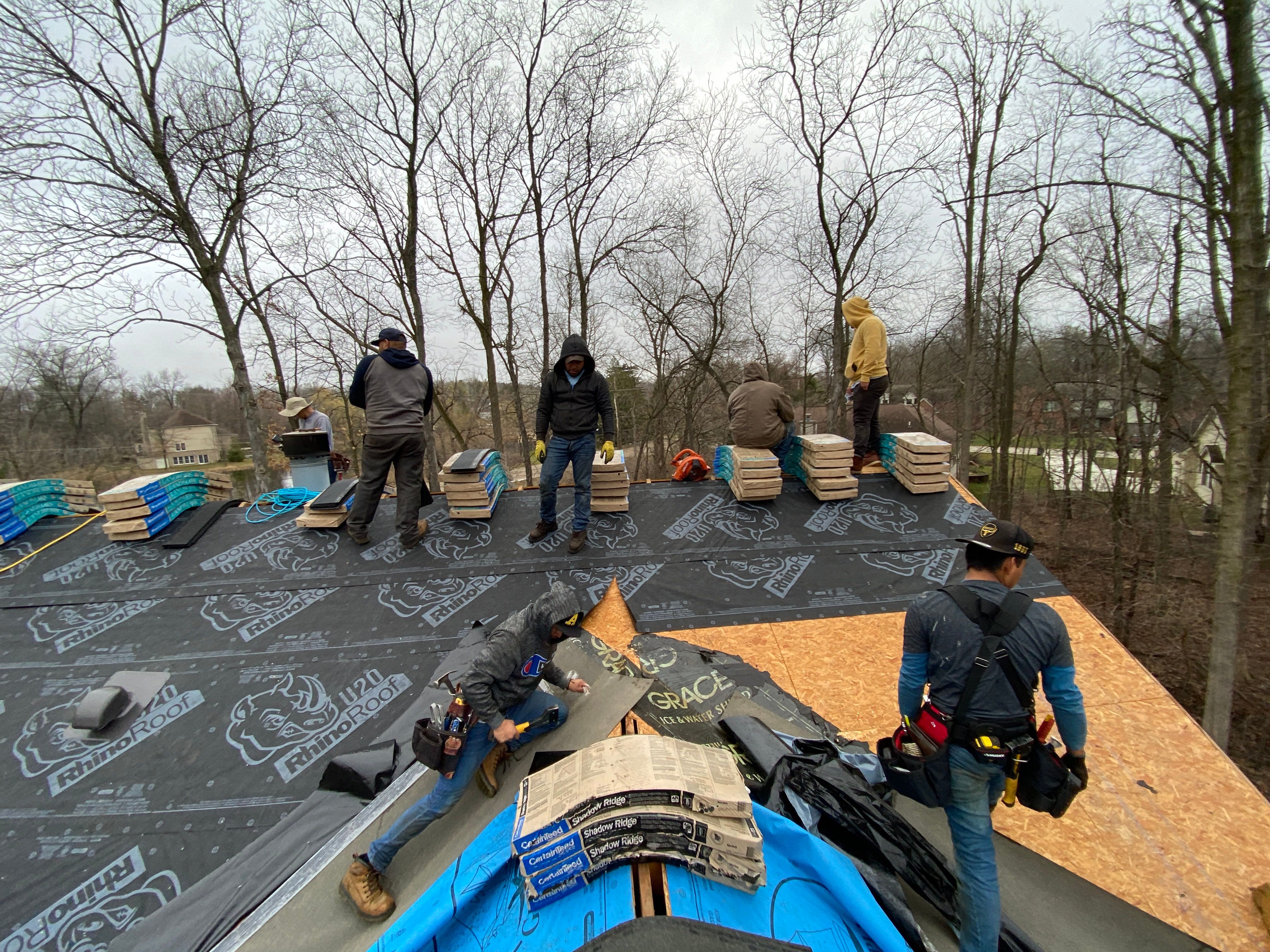 Roof Replacement using CertainTeed Landmark by 180 Contractors