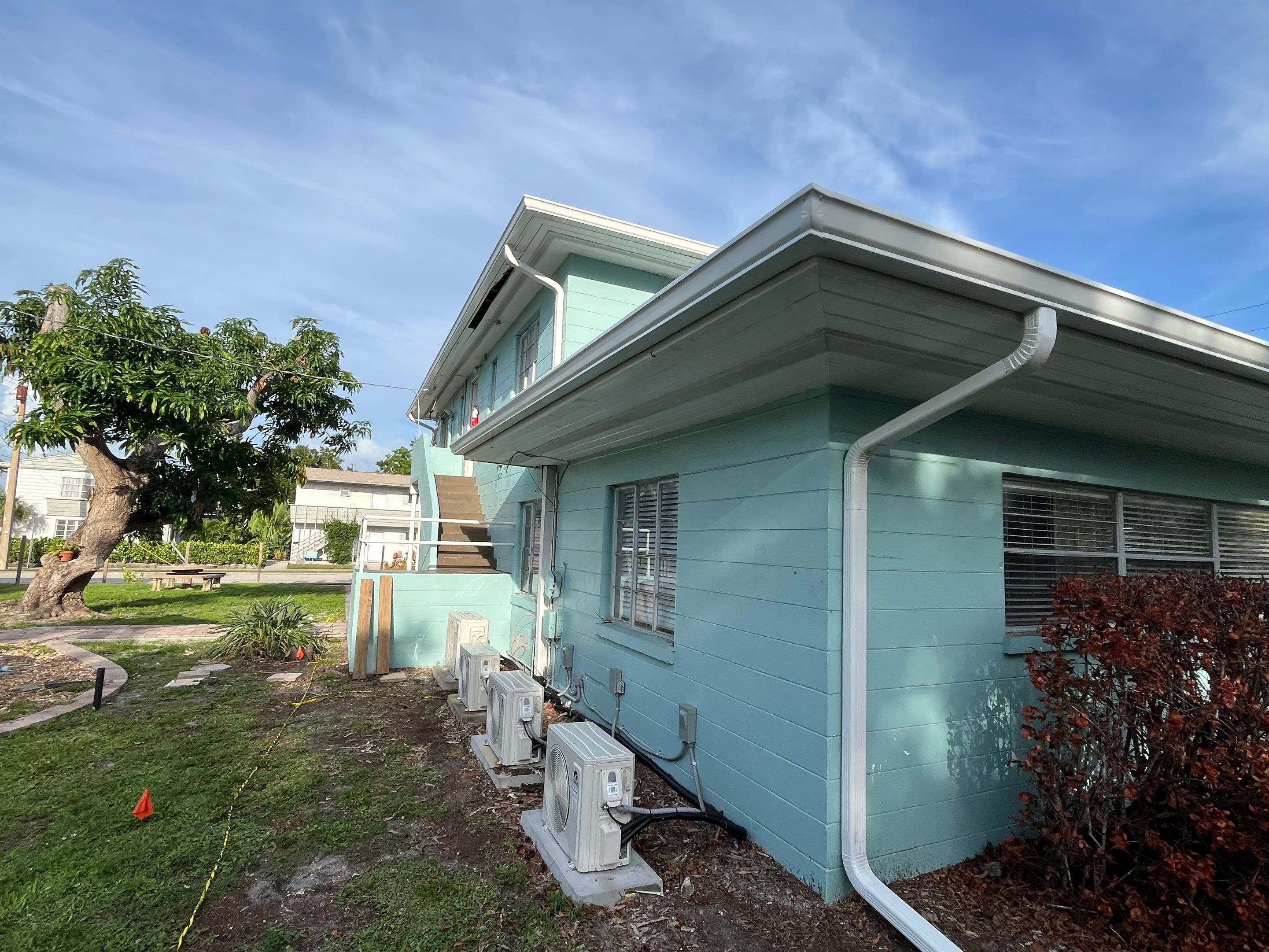 Gutter Replacement Before & After in Sarasota FL by Gutter Professors