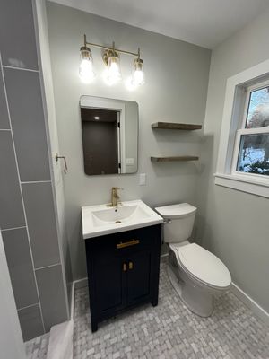 Bathroom Remodel using Tile