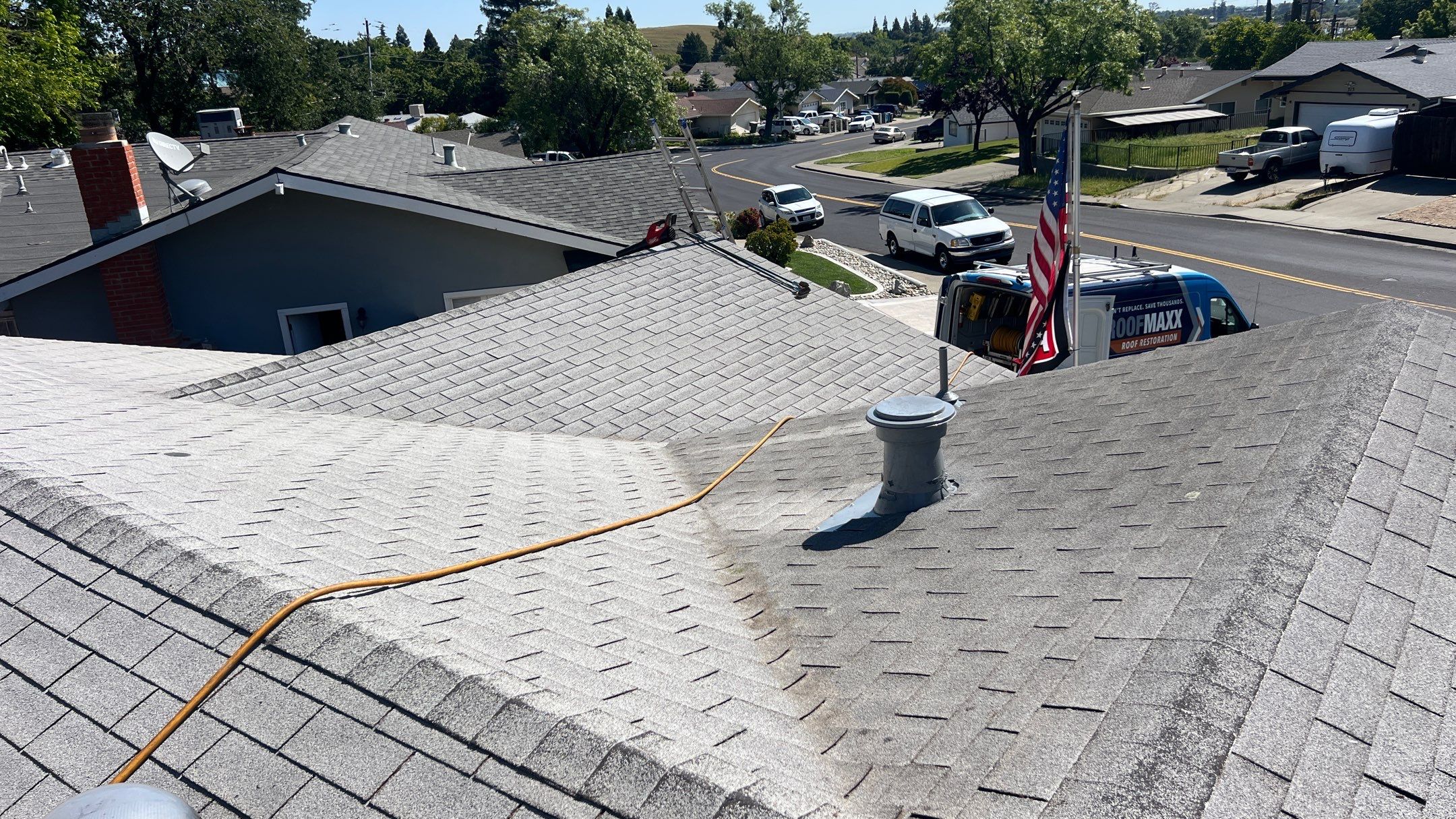 Roof Rejuvenation using Roof Maxx Treatment by Roof Maxx of Folsom