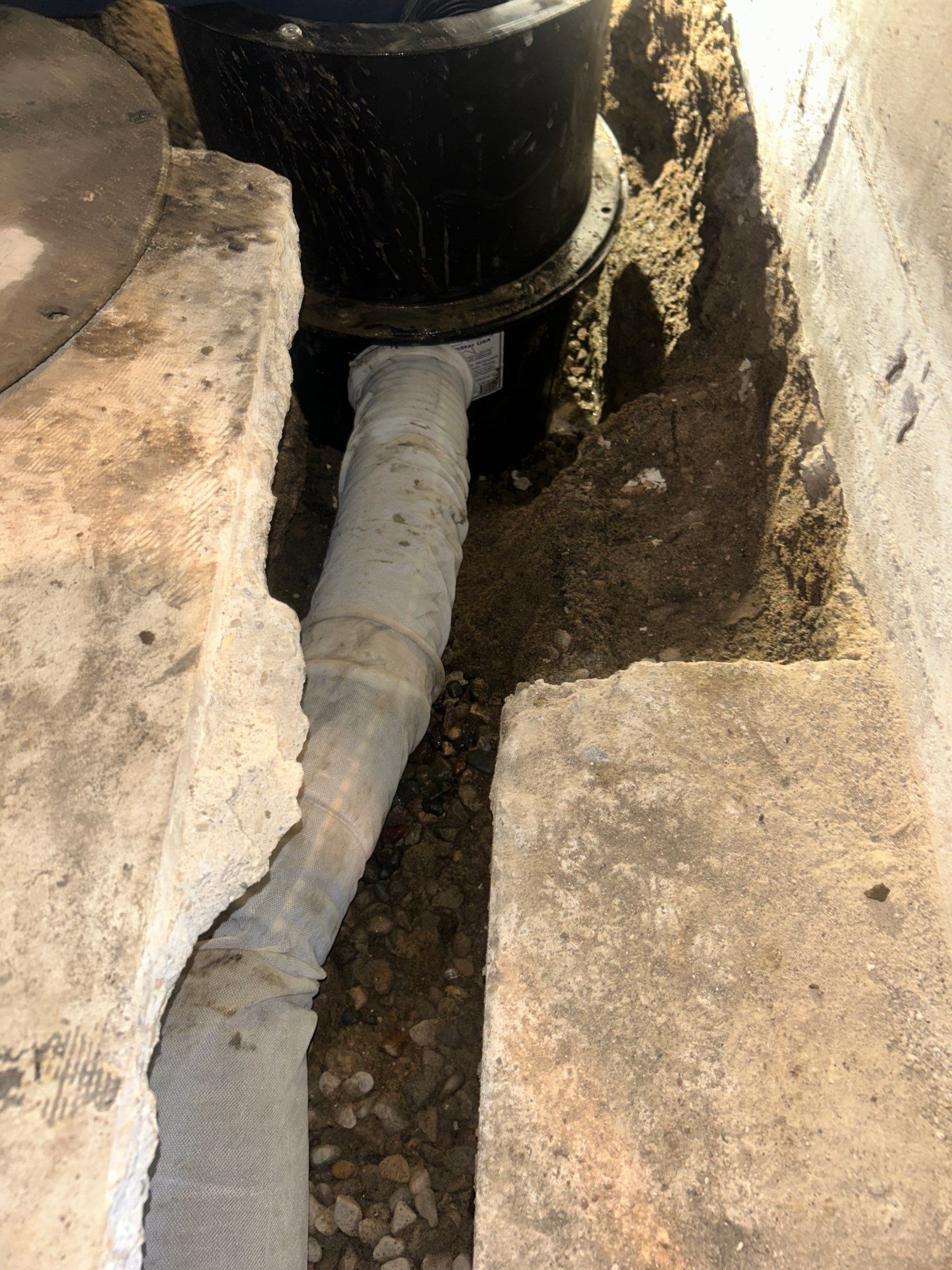 Drain tile for a General Contractor Partner by Waterproofing Northeast