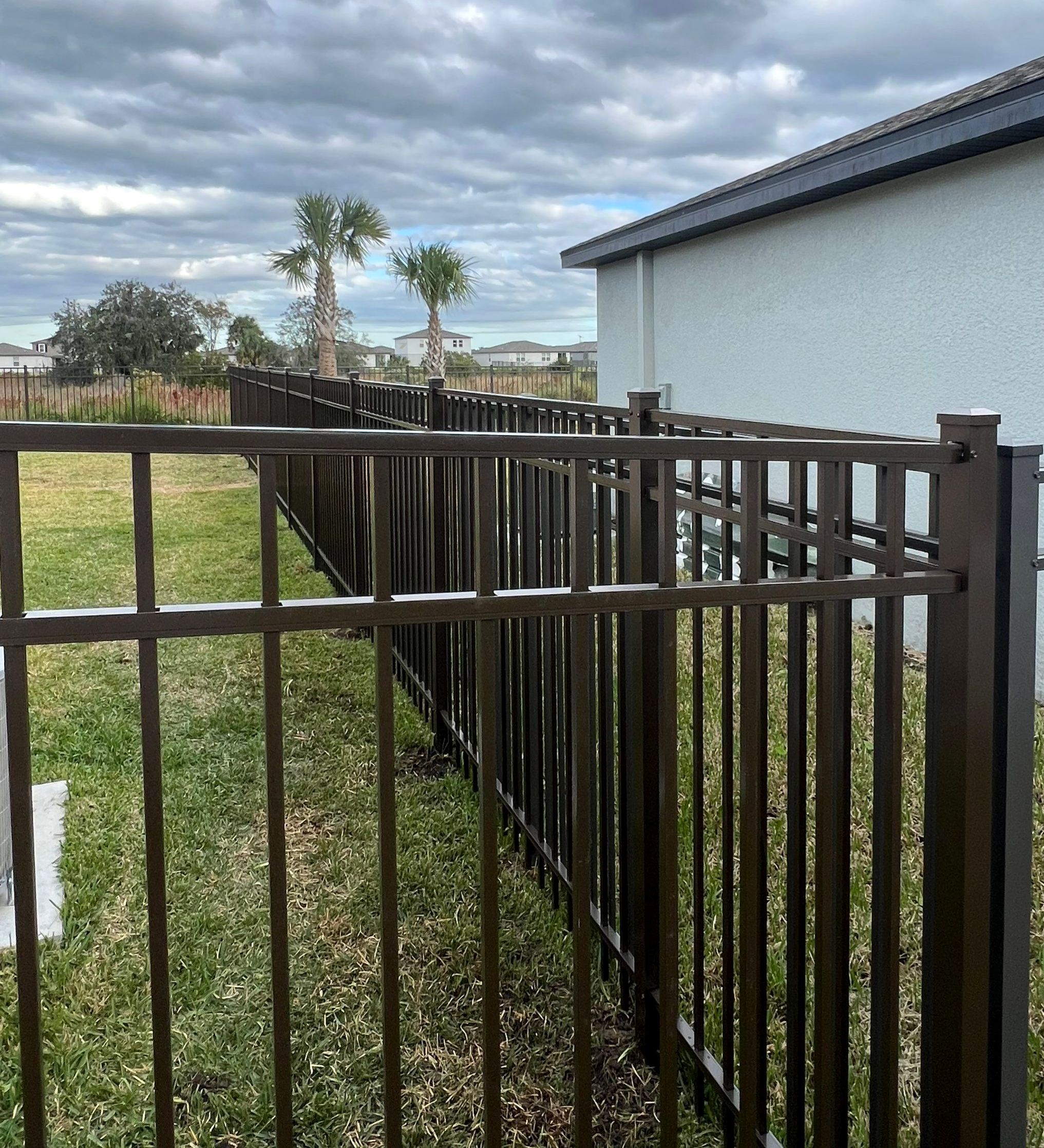 Aluminum Fence Installation using Aluminum Decorative Fence  by Asap fence and gates, LLC
