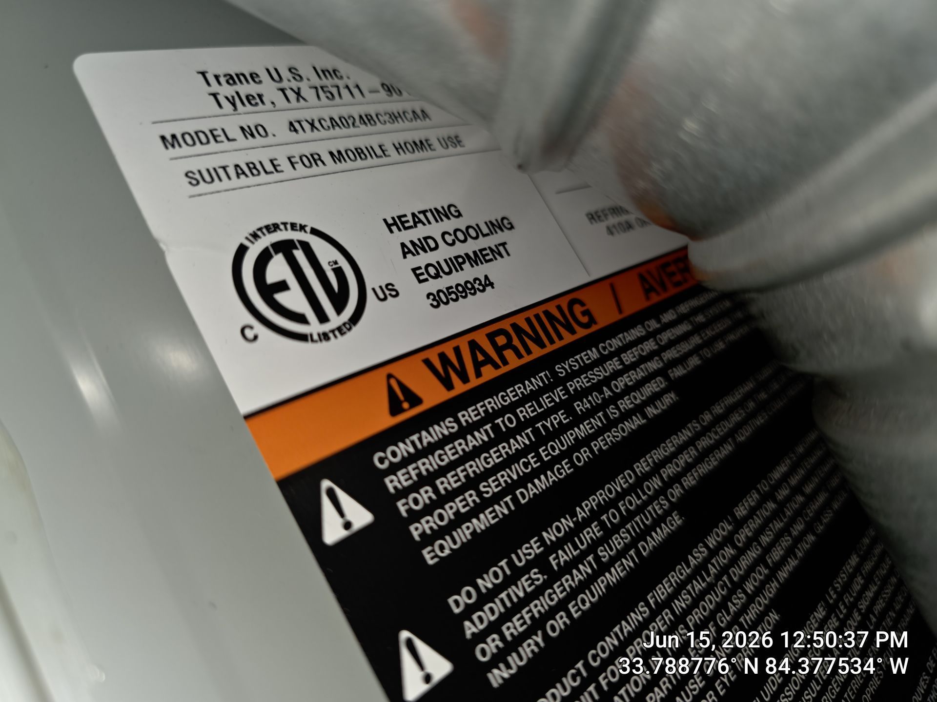 Trane HVAC System and Water Heater Maintenance in Atlanta by Veasey Mechanical Services