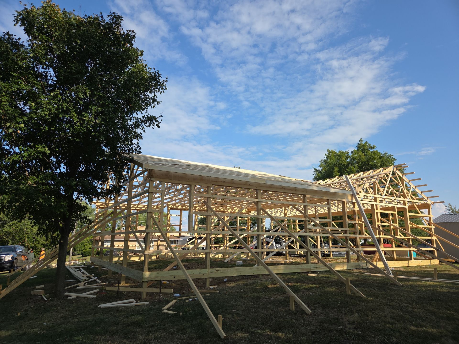 Custom Pole Barn Home by The Barn Builders