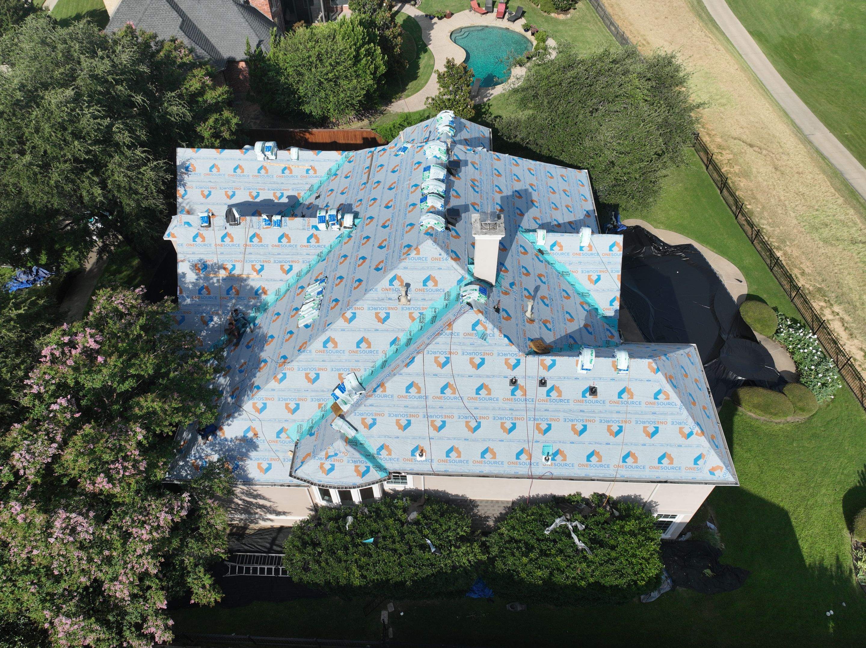 Residential Roofing Installation using Malarkey Vista Black Oak by OneSource Roofing and Restoration