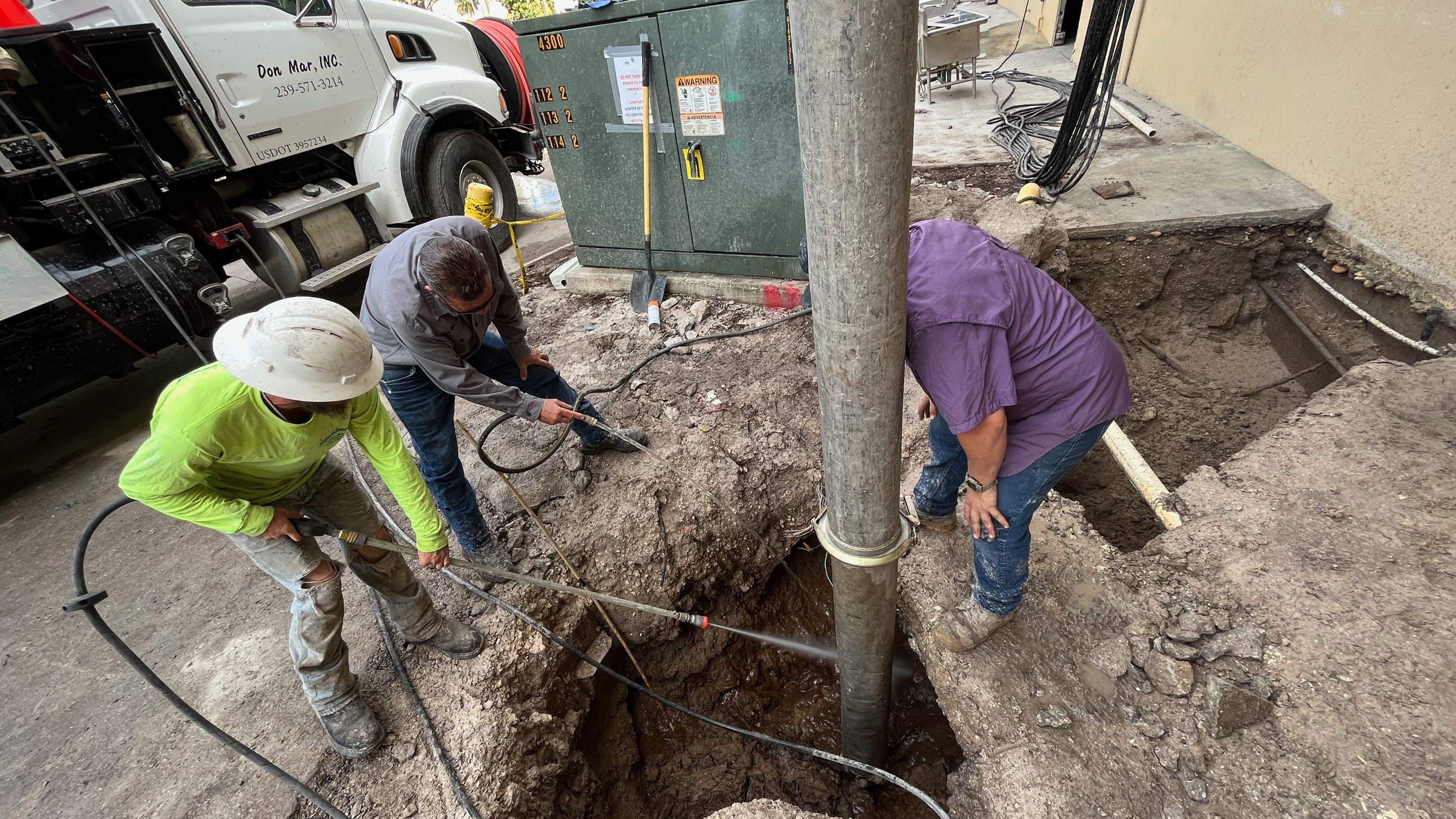 Ritz-Carlton North Service Road Daylighting by Don Mar, Inc. Storm Water Solutions