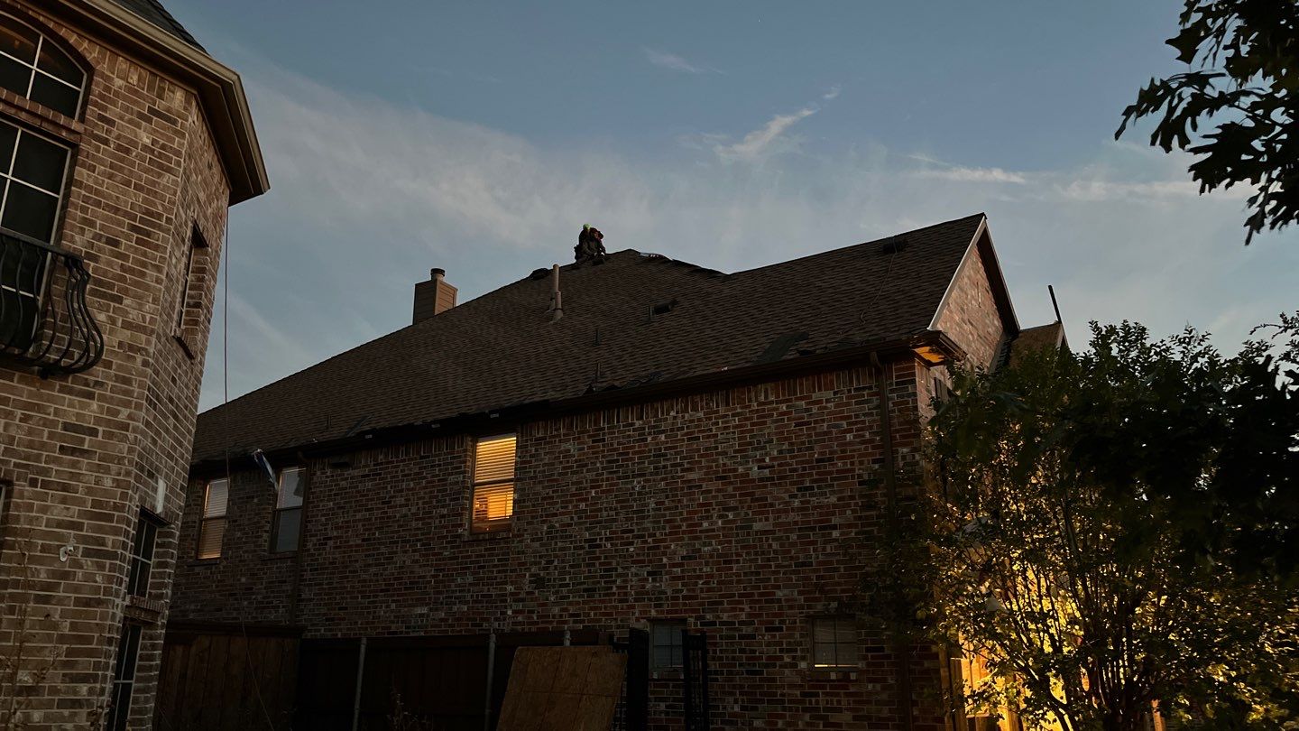 Storm Roof Damage Replacement in Frisco by First United Roofing & Construction