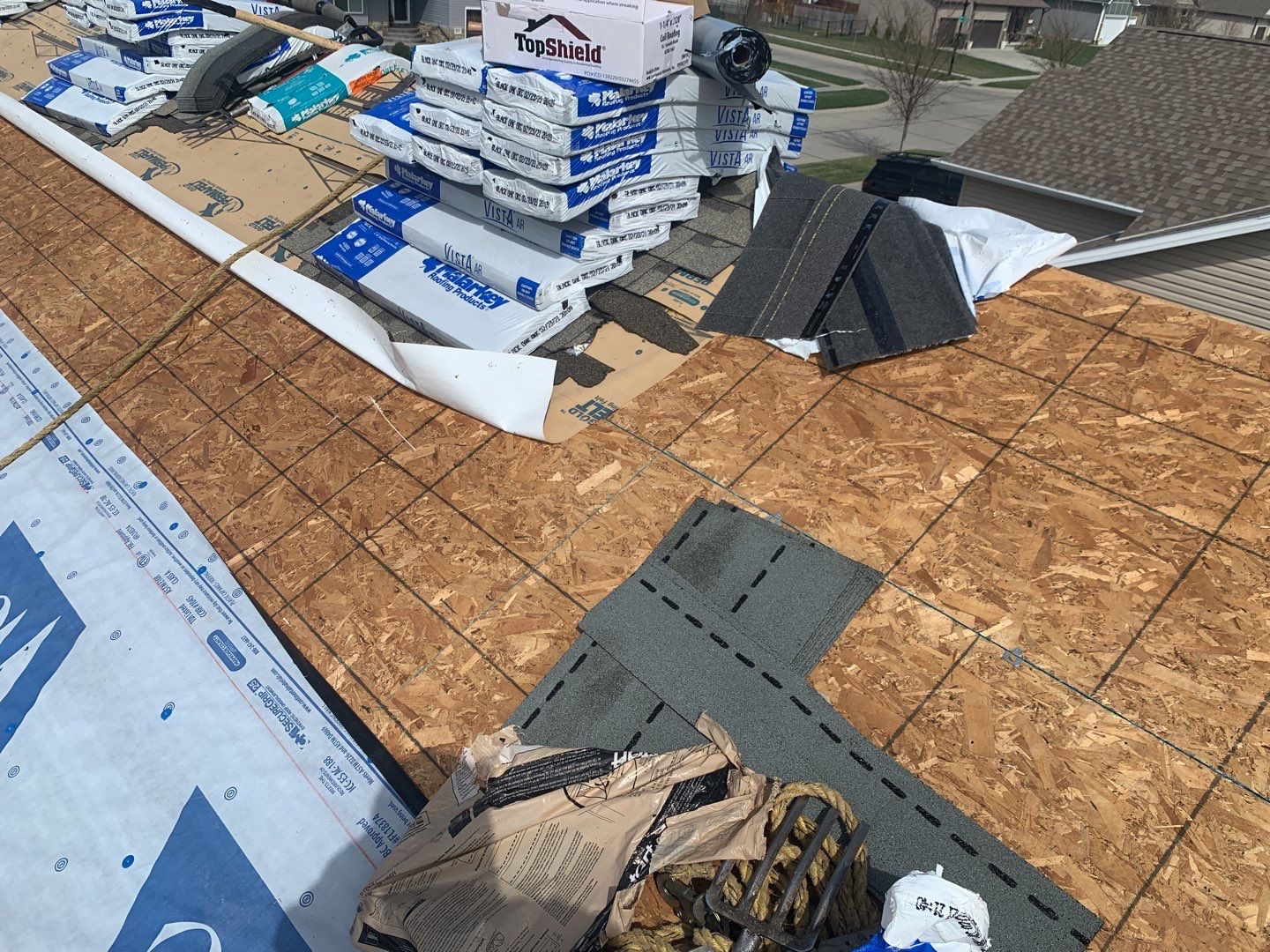 Residential Re-roof by White Castle Roofing