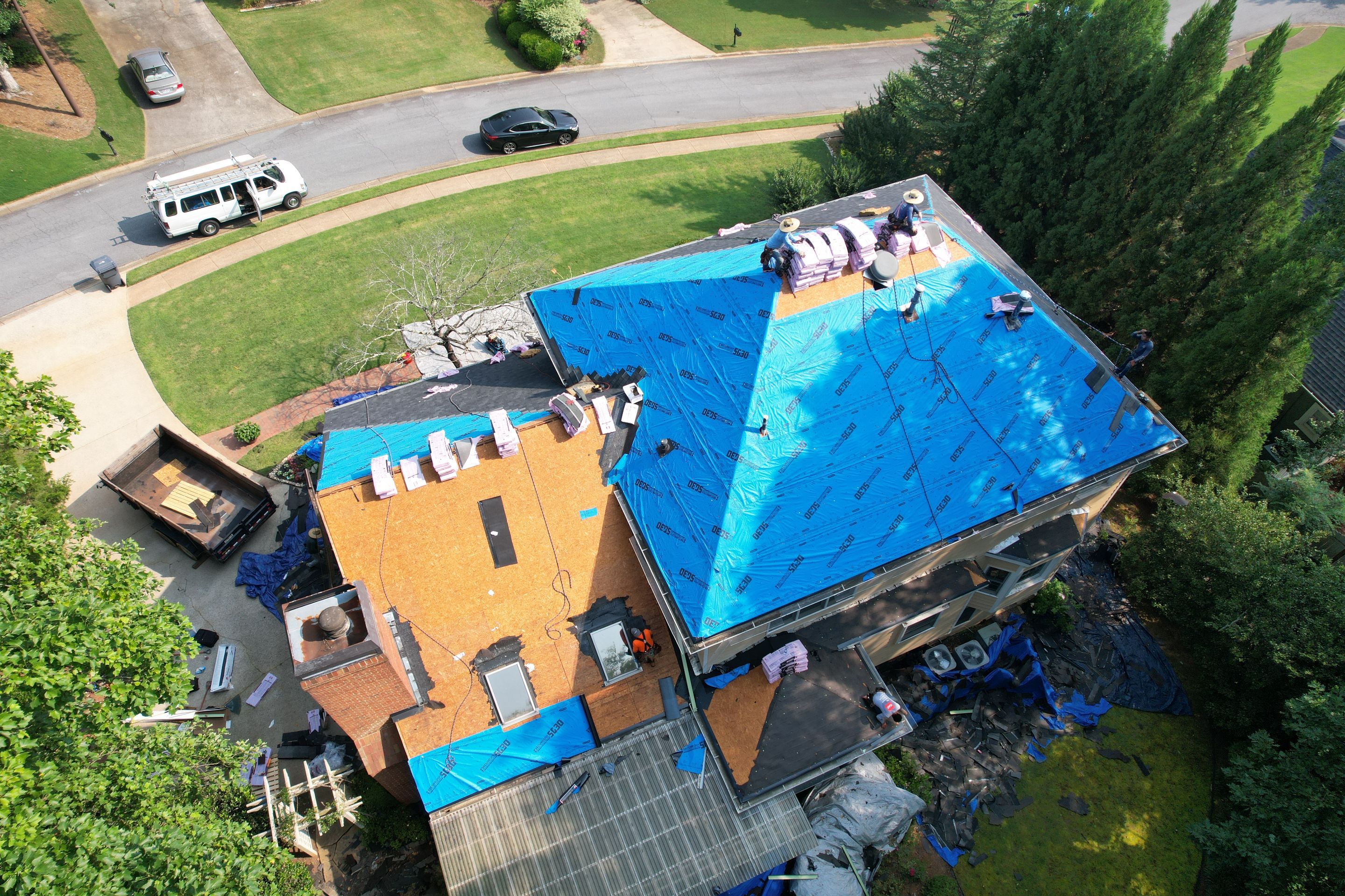 Residential Roofing Installation using Owens Corning by Inspector Roofing and Restoration