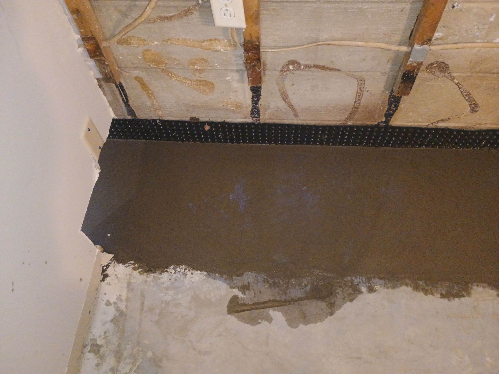 Drain tile for Kael in New Brighton by Waterproofing Northeast