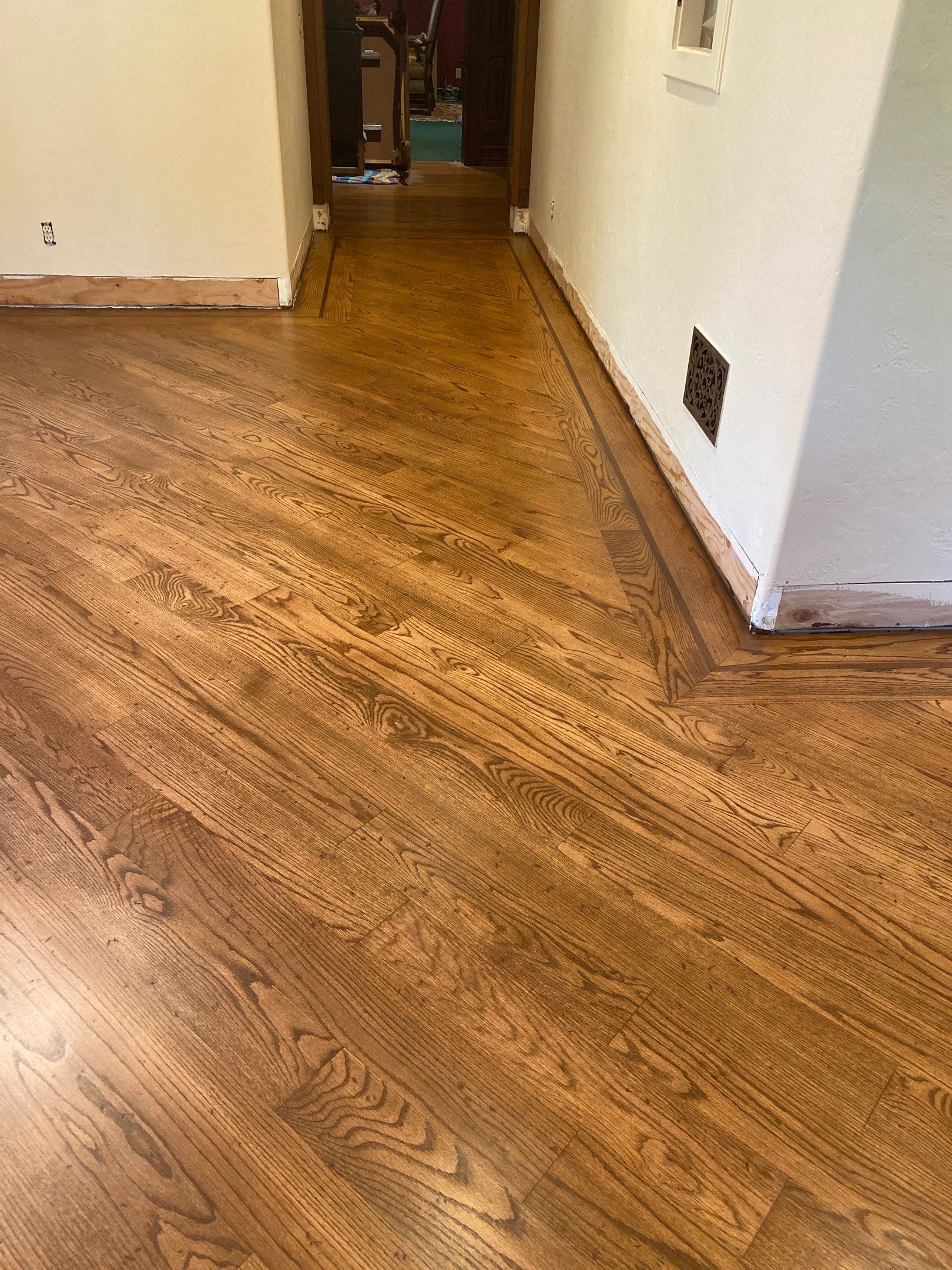 Flood damaged floor repair by Footprints Floors South Sacramento