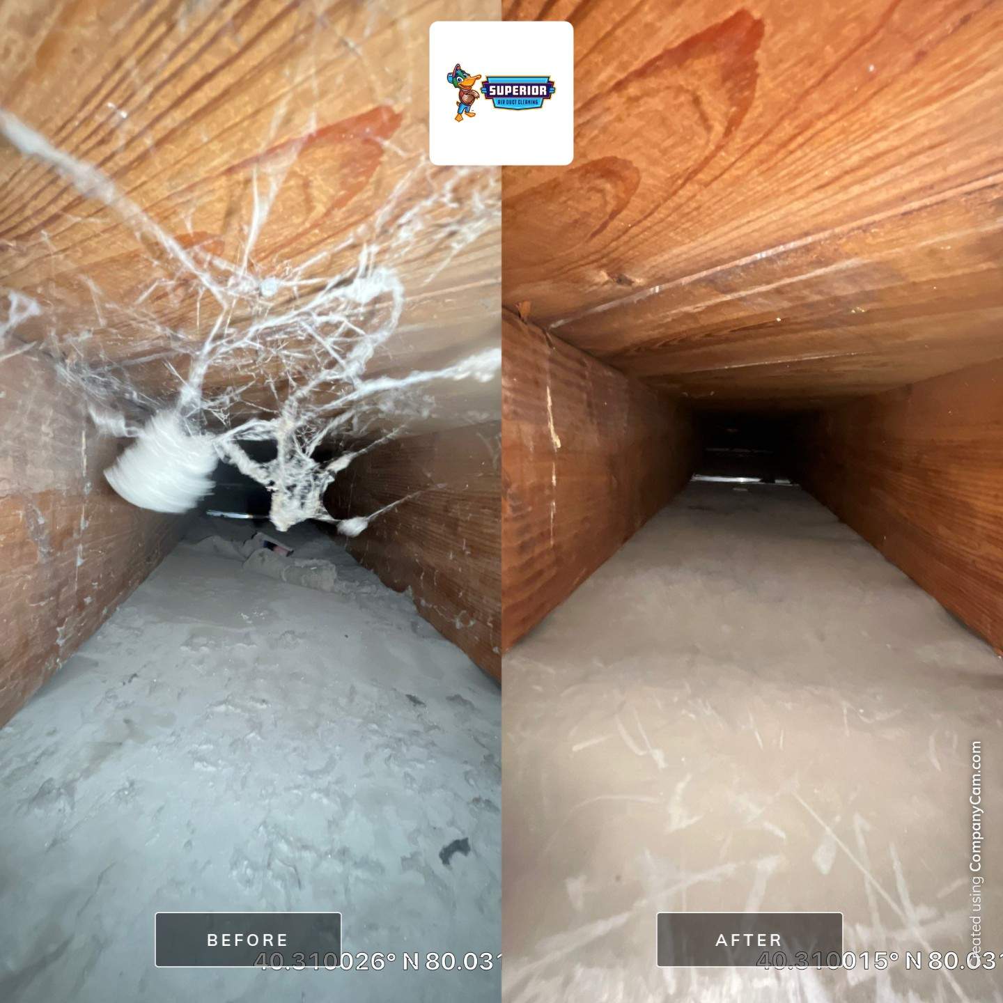 Air Duct Cleaning With a Vacuum Truck in Bethel Park, PA by Superior Air Duct Cleaning
