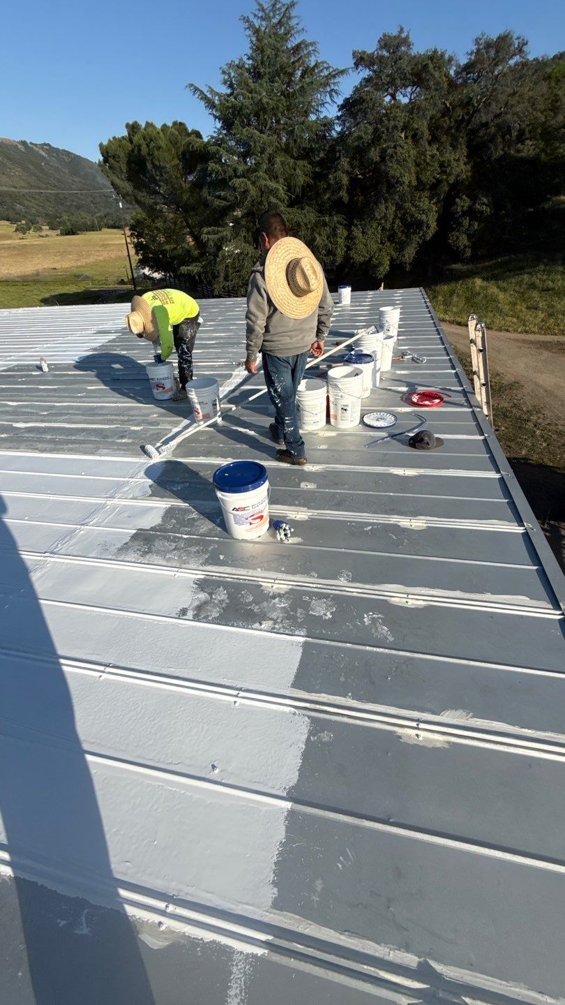 Metal Roof Silicone Coating and Structural Repair in San Ysabel by Reliable Roofing San Diego Inc.