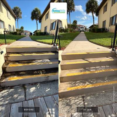 Beachside Condominium Flatwork Cleaning - Cocoa Beach, FL