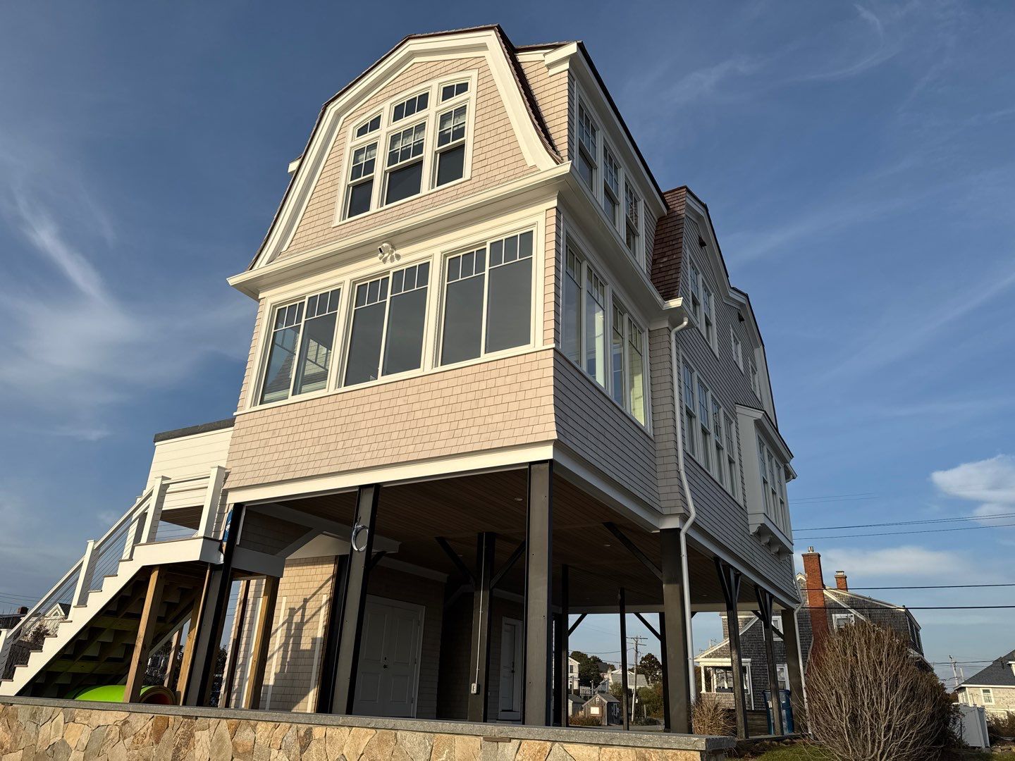 Gutter Installation using 6" K-Style Aluminum Gutter in Falmouth, MA by Gutter Pro Enterprises