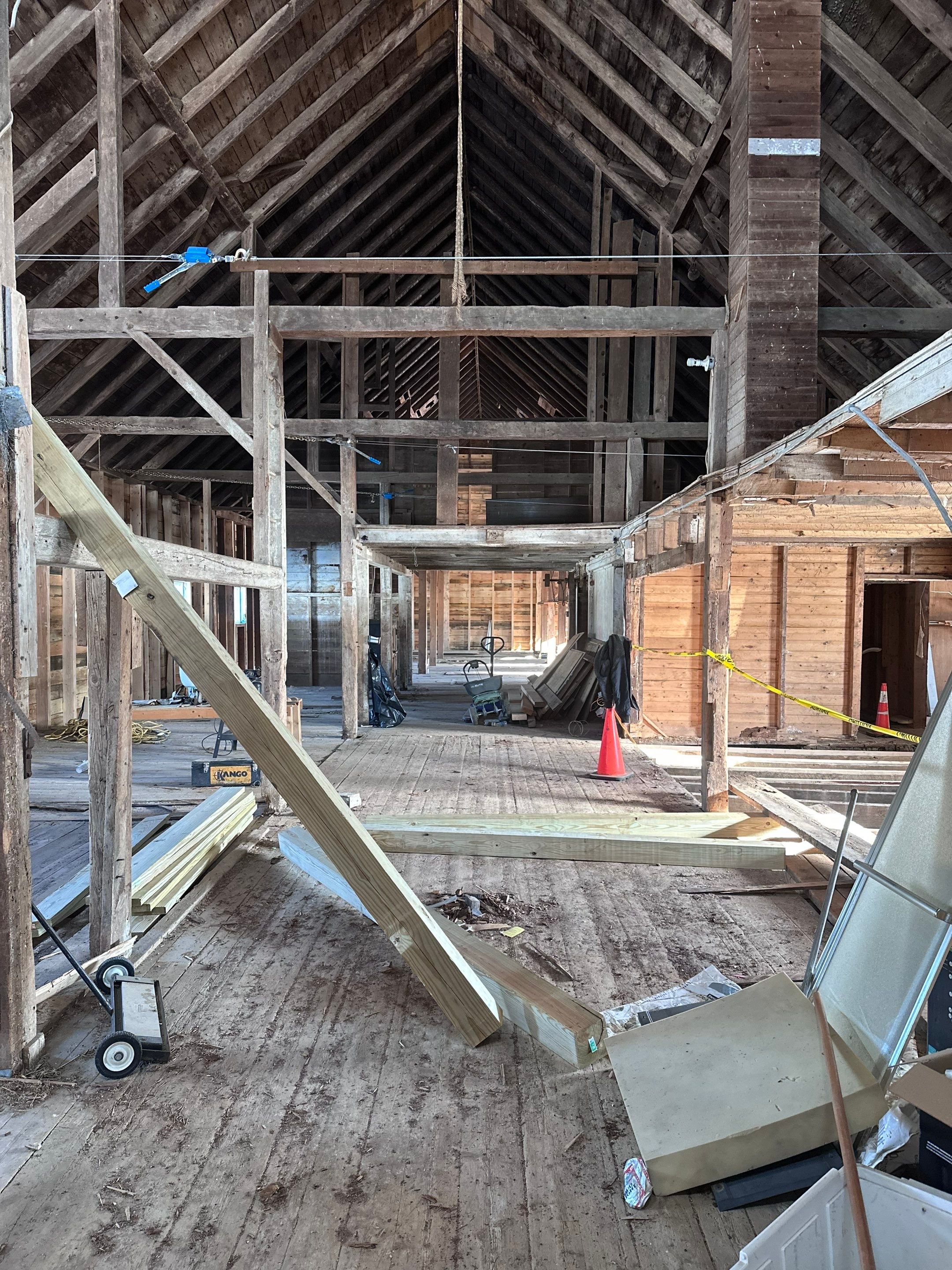 Barn Restoration and Board-and-Batten Siding Installation in Hansons Ridge by B's Roofing & Construction LLC