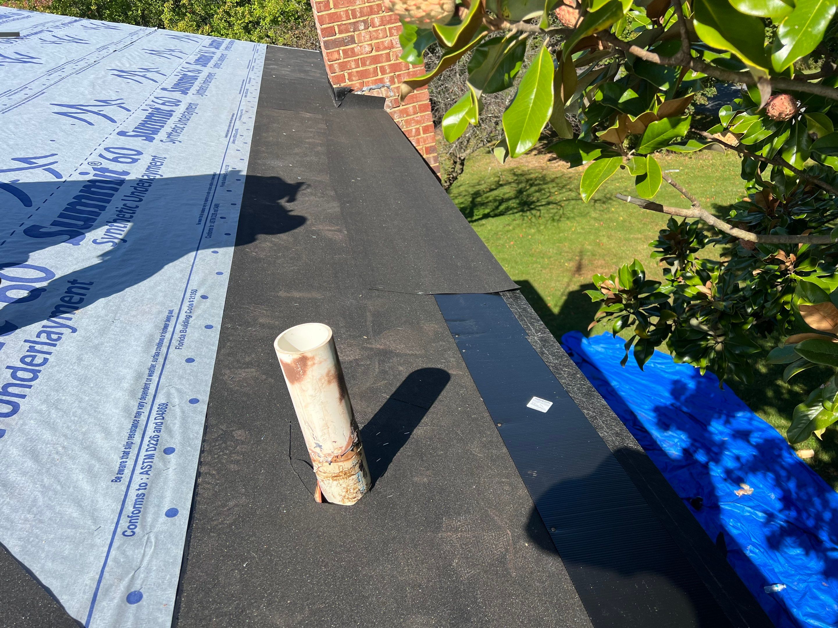 Residential Roofing Installation using Atlas Pinnacle Pristine Pewter Architectural Shingles by Frederick Roof Repair