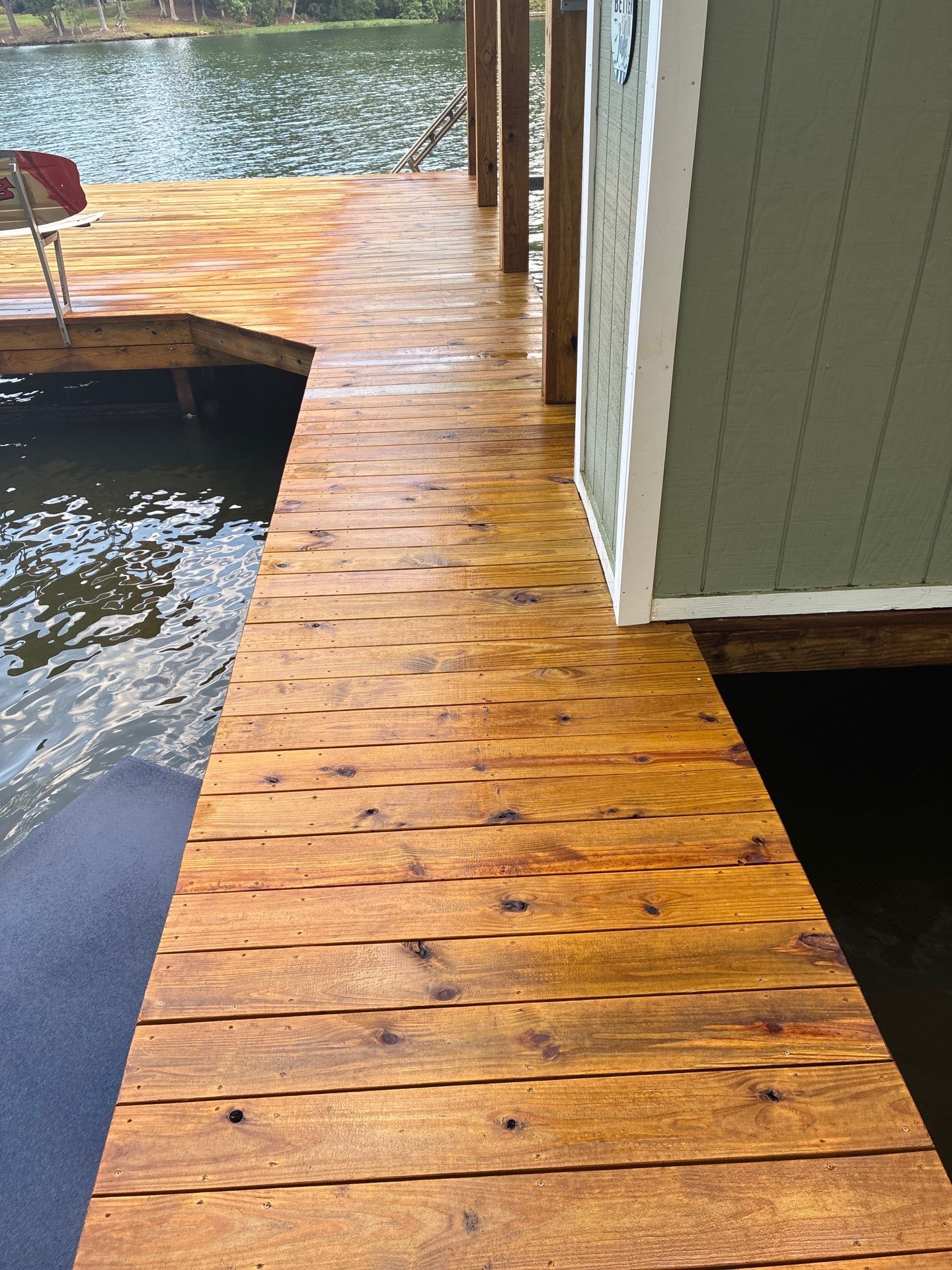 Dock using Wood Sealant by DuraSeal