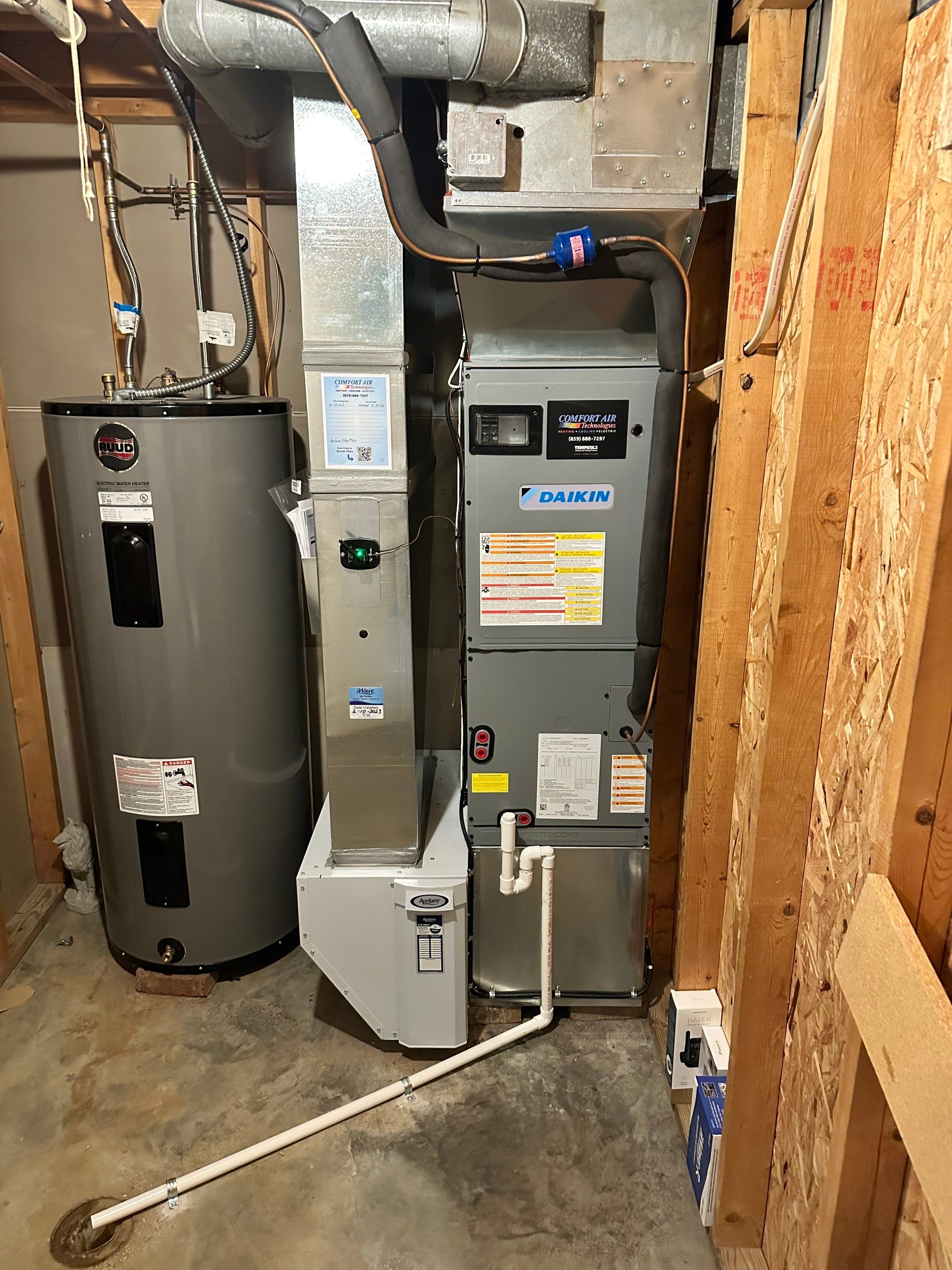 Heat Pump & Air Handler Installation using Daikin Fit by Comfort Air Technologies