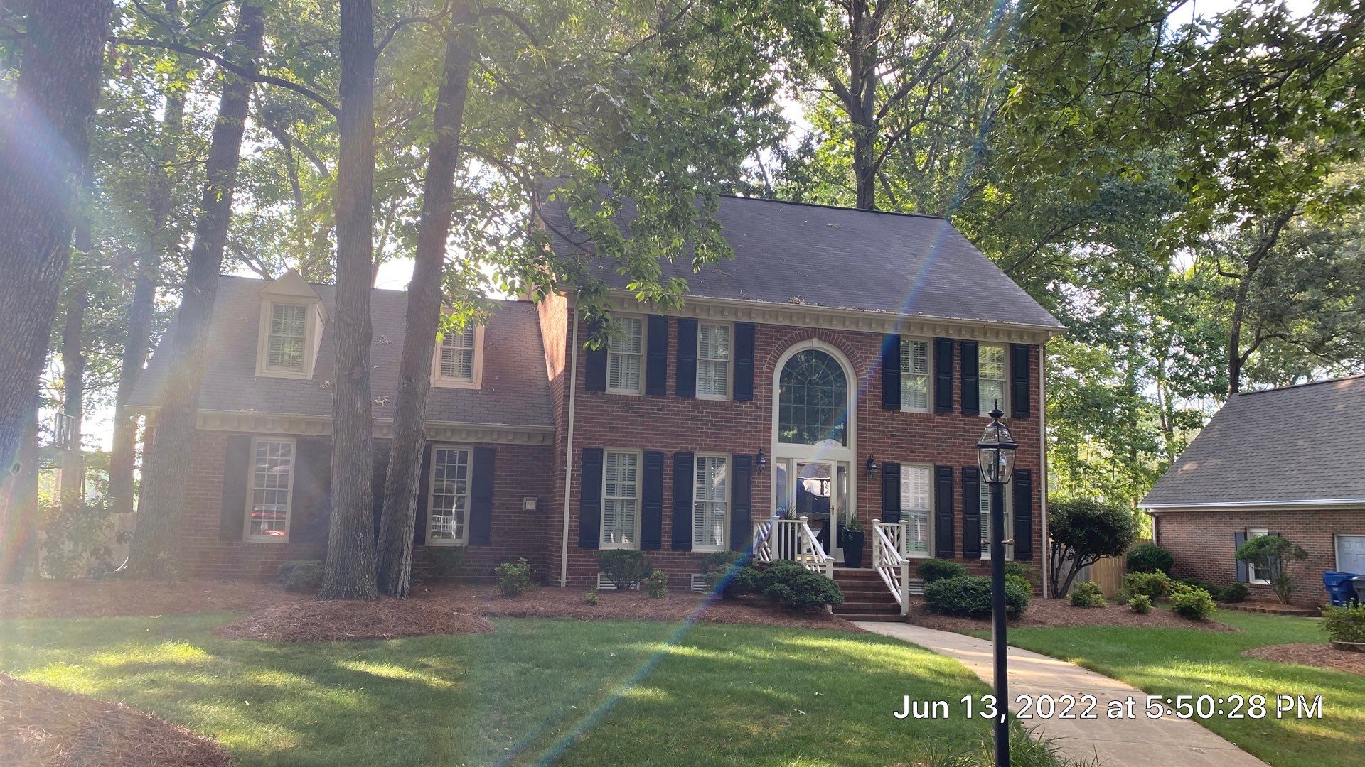 Roof Replacement using Gaf HDZ Charcoal by Just In Time Roofing and Restoration