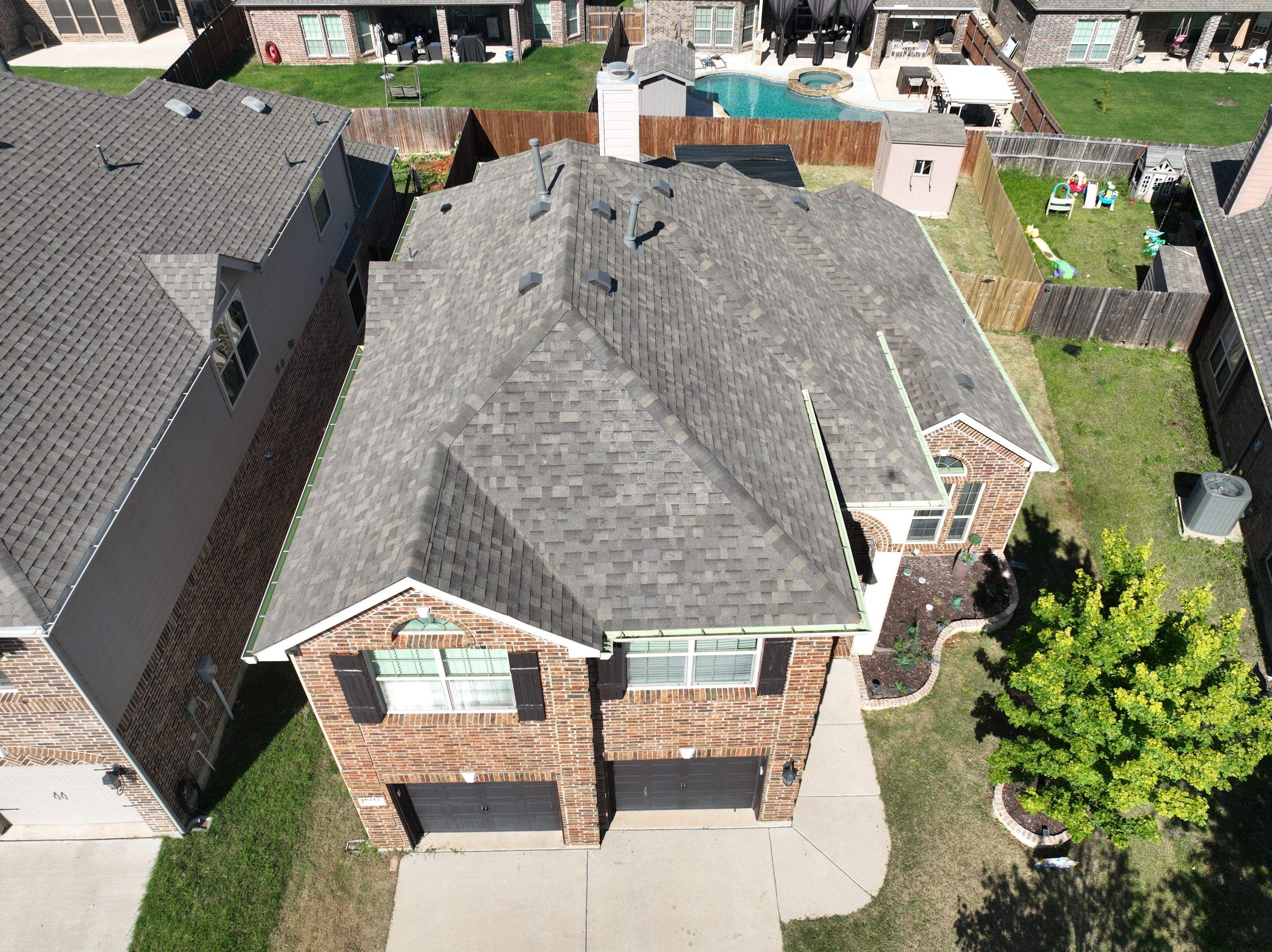 Residential Roofing Installation using Malarkey Vista Weathered Wood Plus by OneSource Roofing and Restoration