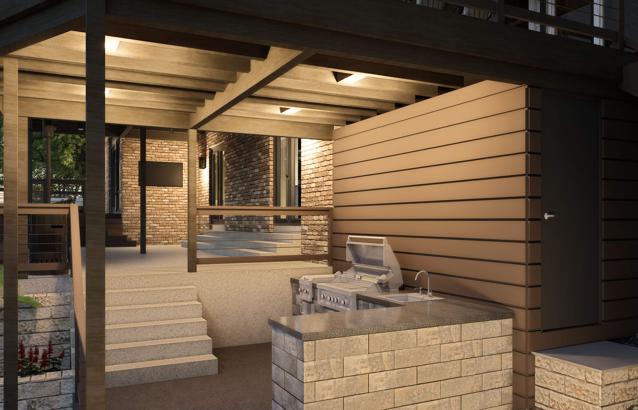 3D Design Render, Fair Oaks Ranch TX by Hole In One Lawns, LLC