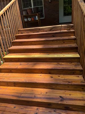 Wood Deck using Wood Sealant