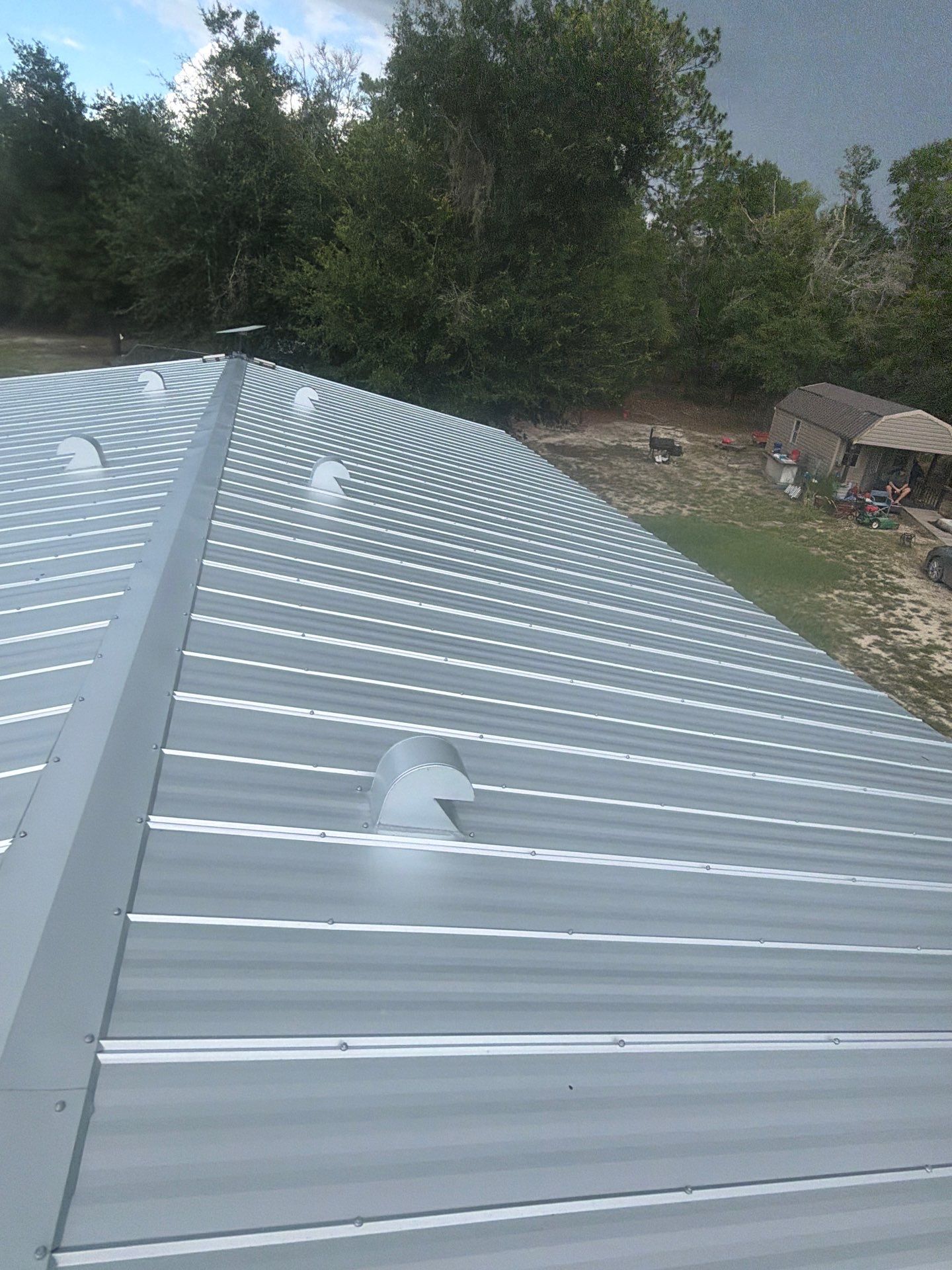 New Metal Roof Done in Branford, FL by Brehm Roofing