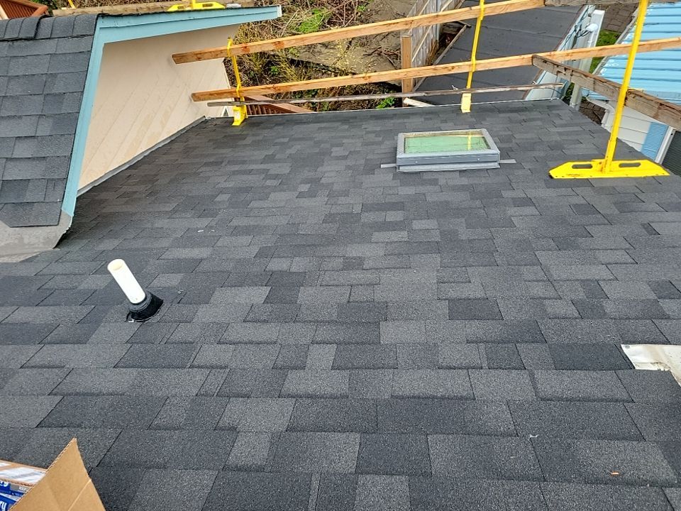 Residential Roofing Installation using Malarkey Highlander with Vented Ridge by Orezona Building & Roofing Company, Inc.
