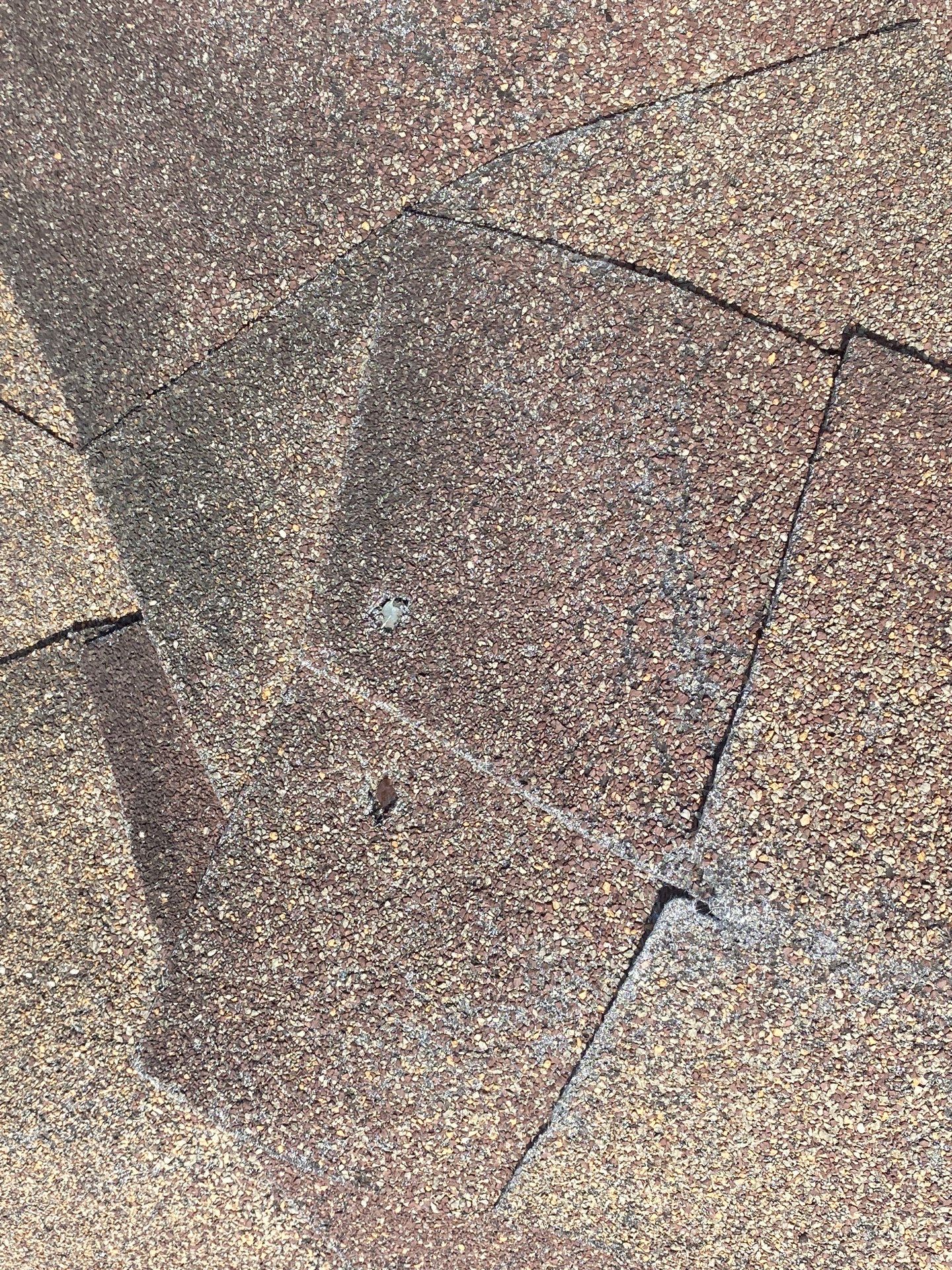 Hail Damage using Owen's Corning Duration (Lifetime) Shingles by Roof Repair Company