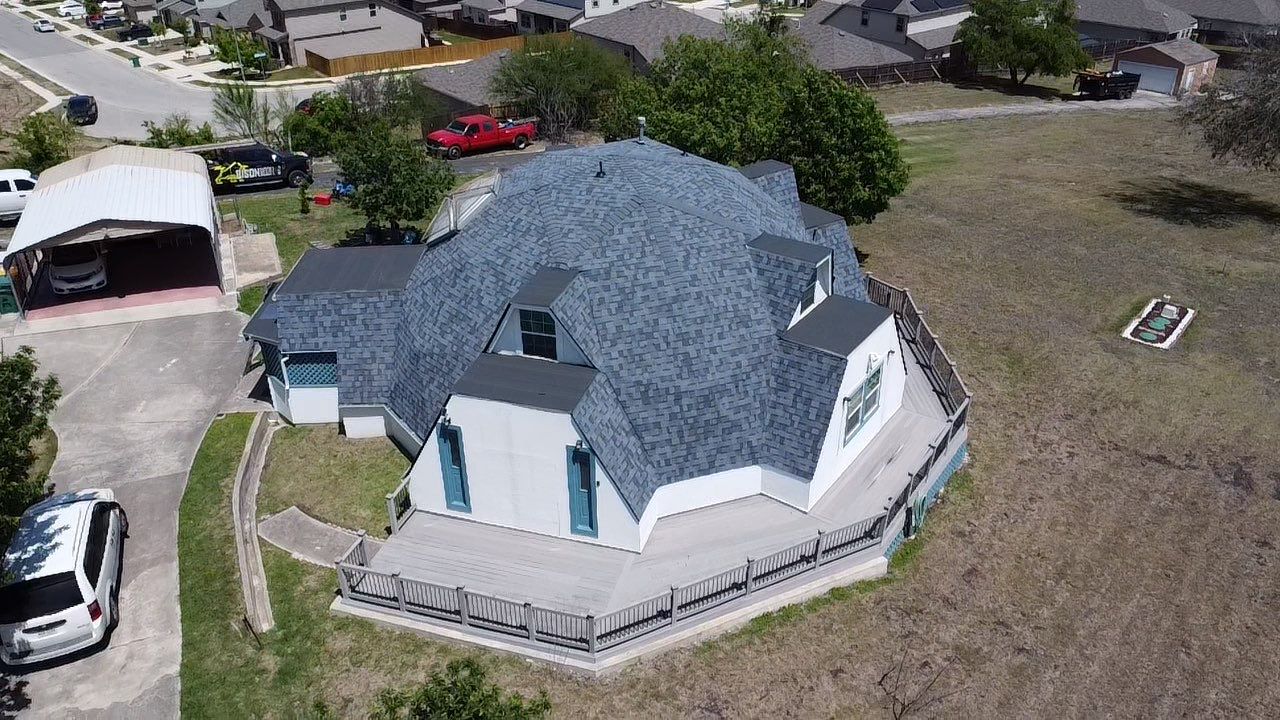 Project in Converse by Bison Roofing  