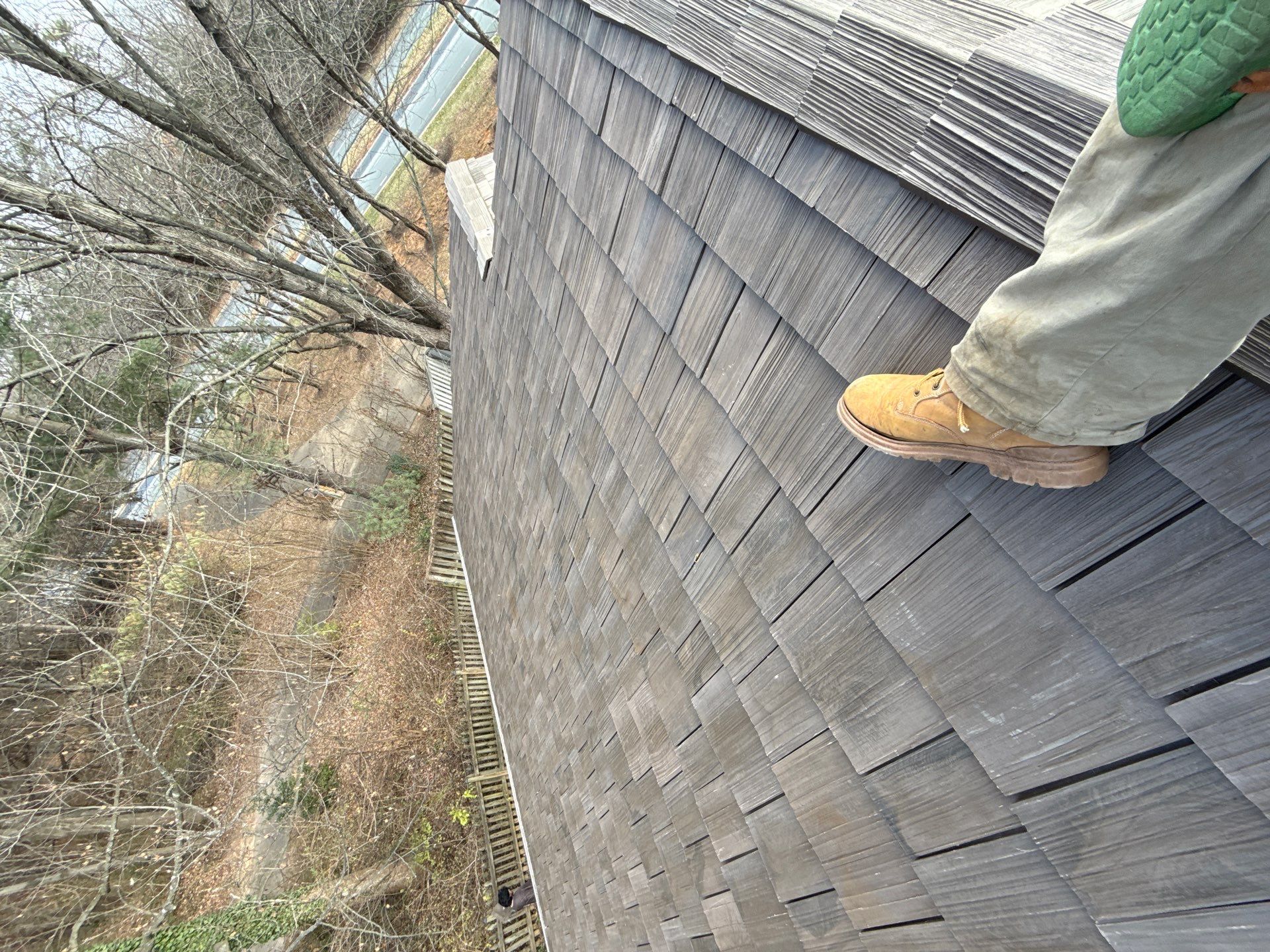 Reston :  Residential Roof Replacement with Brava Synthetic Cedar Shake Class C Natural  by RM Banning, Inc.