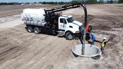 Lehigh Acres New Construction Community Sewer System Cleaning Part 1