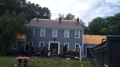 Full Roof Replacement in Marshfield, MA – Owens Corning Duration, Onyx Black