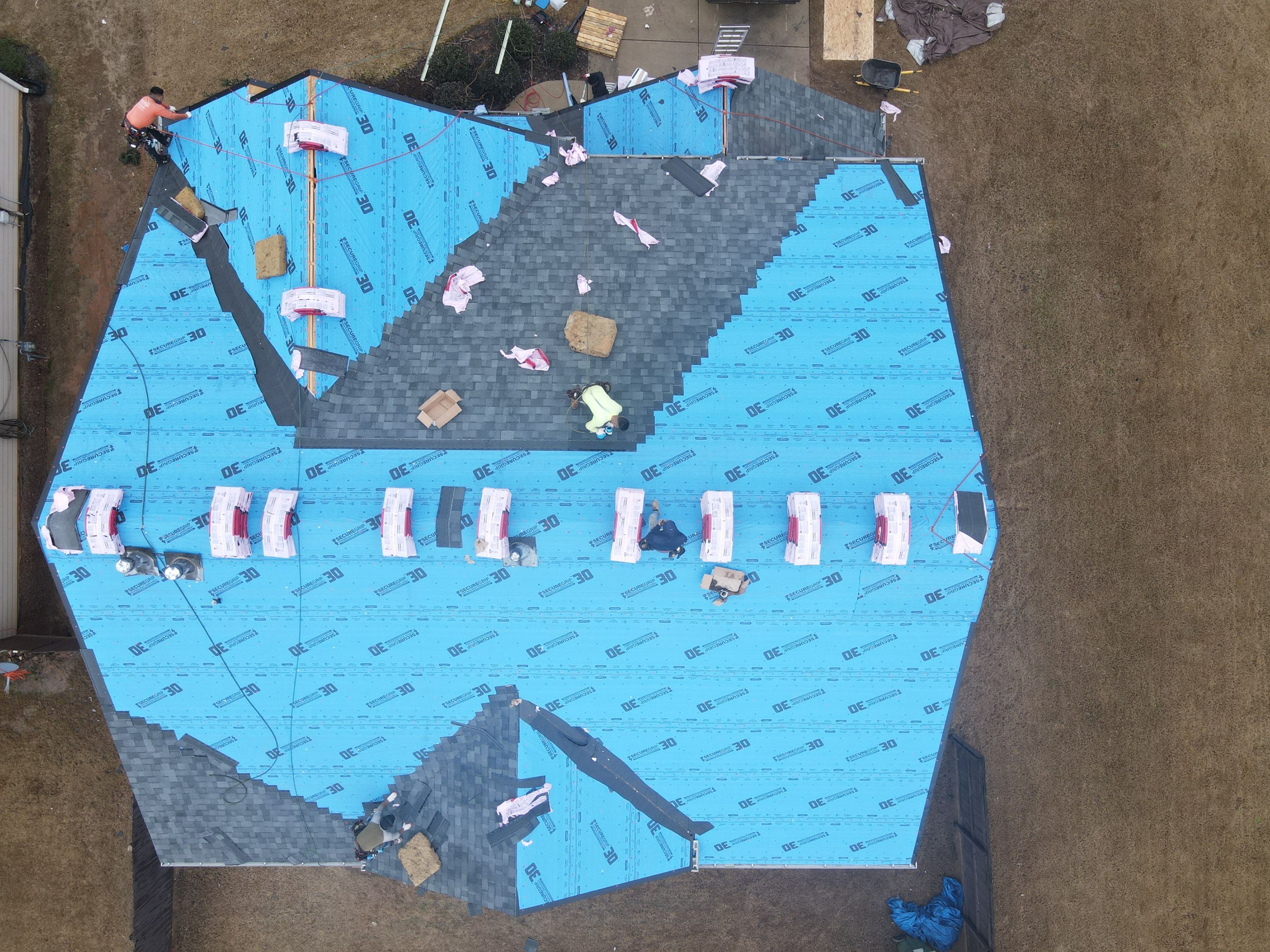 Residential Roofing Installation using Owens Corning by Inspector Roofing and Restoration