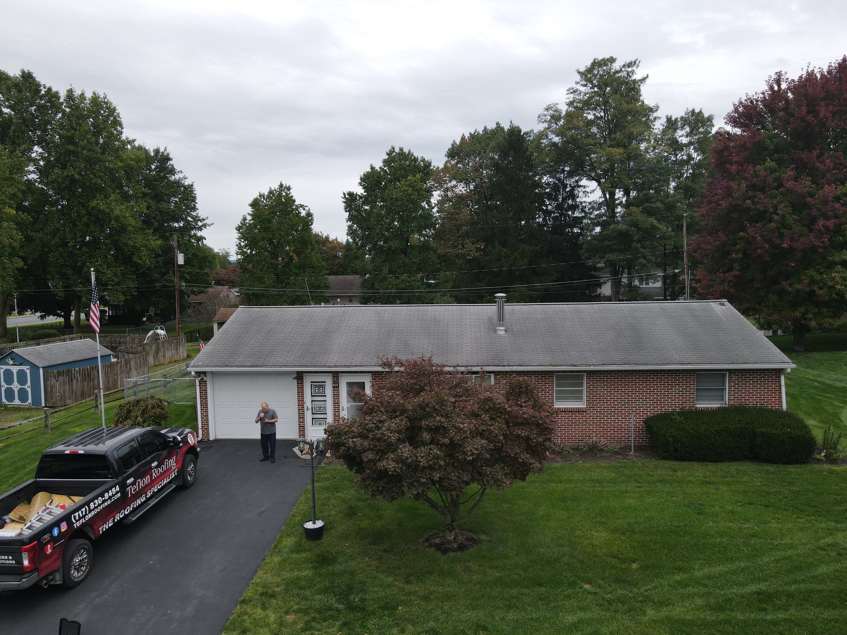 Gaf Hickory / Addition by Teflon Roofing