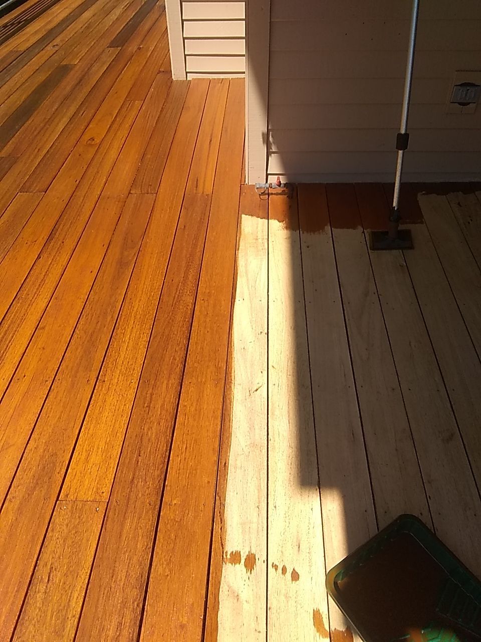 Deck Restoration using Armstrong-Clark Amber by Paul Schopp