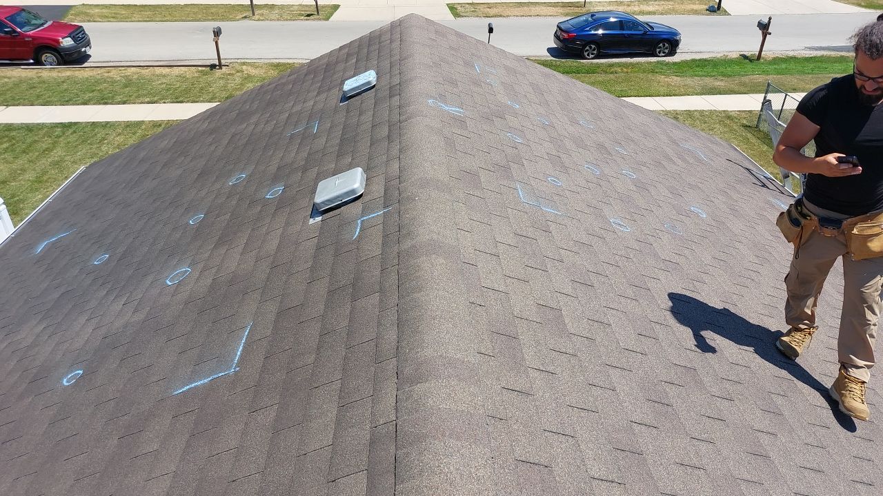 Roof, siding and gutter replacement by hail and wind damage by Just Brilliant Restoration JBR