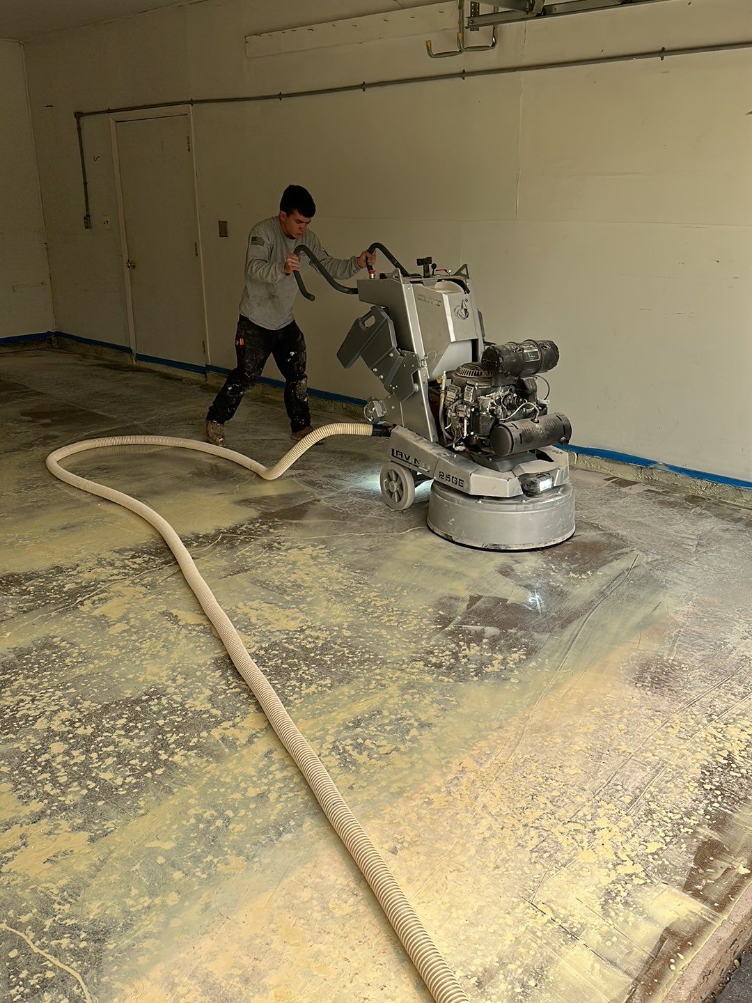 Silverado garage floor coating  by NG Masonry & Construction LLC