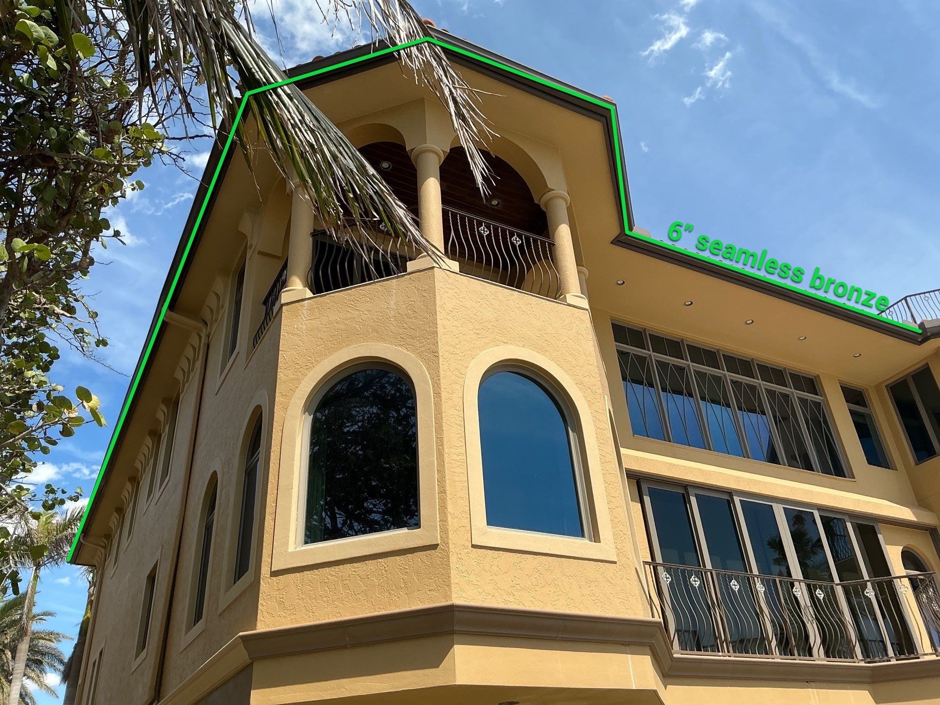 Bronze Gutters in Longboat Key FL by Gutter Professors