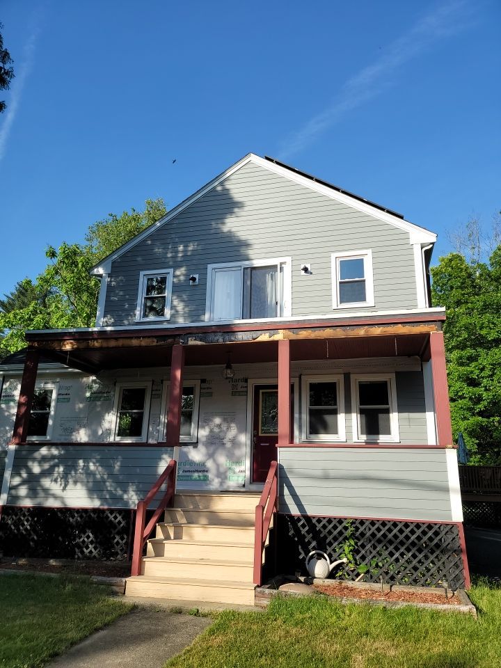 Siding Installation using James Hardie by UBrothers Construction