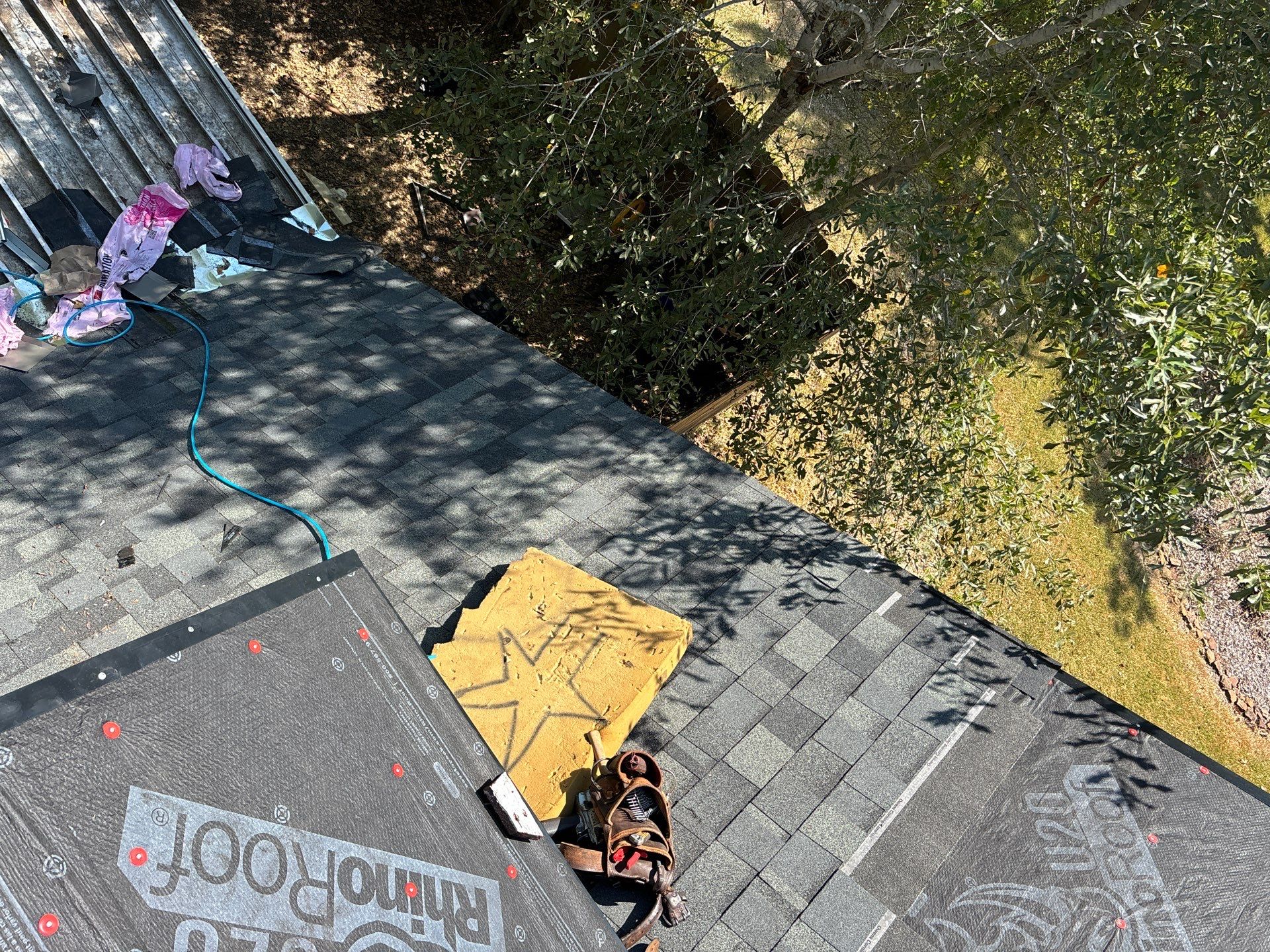 Residential Roofing Installation using Owen's Corning Duration (Lifetime) Shingles by Roof Repair Company
